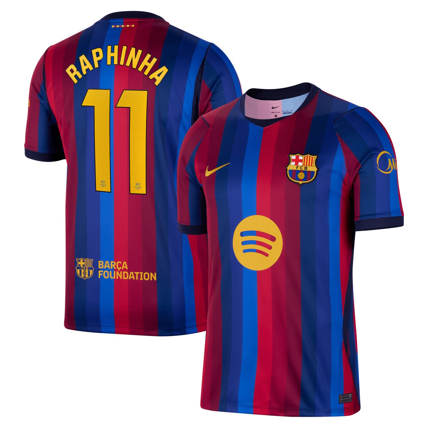 FCバルセロナ RAPHINHA Barcelona ユニフォーム　Kit Nike Raphinha Barcelona 2026 27 Home Stadium Replica Jersey | Academy