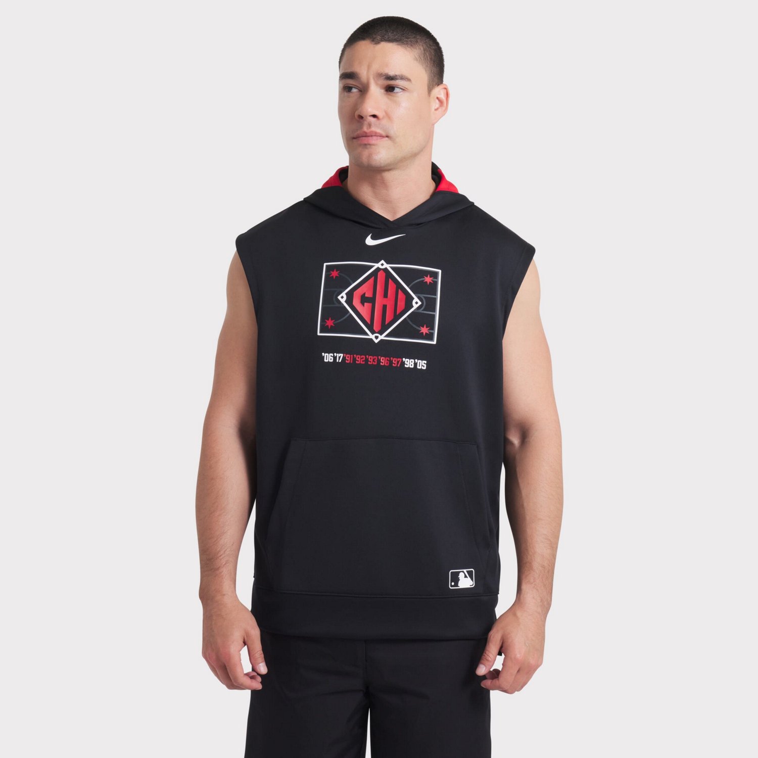 Nike Red Chicago White Sox 2025 City Connect Authentic Collection Performance Sleeveless Pullover Hoodie                         - view number 4