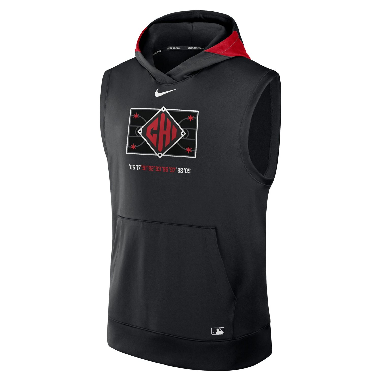 Nike Red Chicago White Sox 2025 City Connect Authentic Collection Performance Sleeveless Pullover Hoodie                         - view number 2