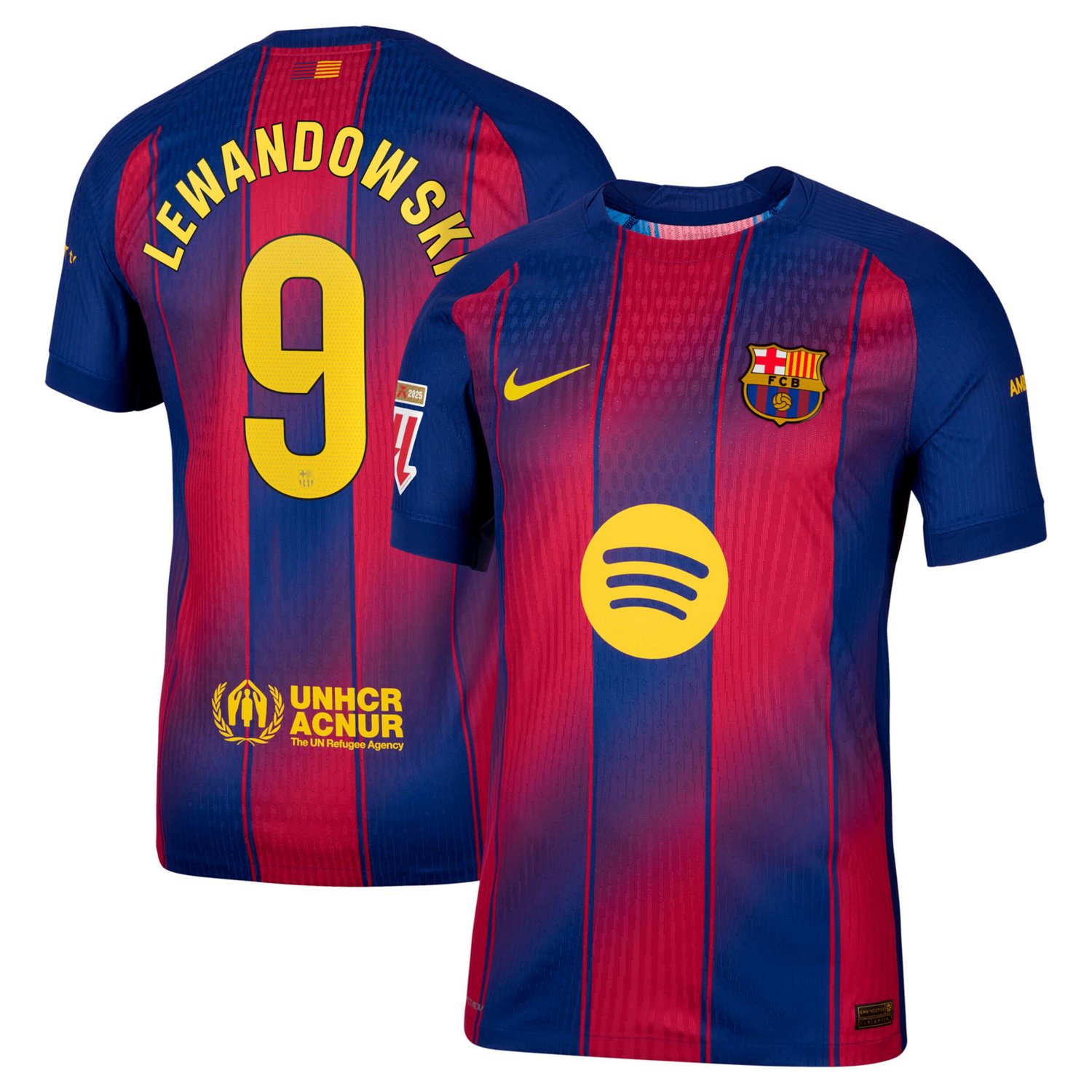 Nike Robert Lewandowski Barcelona 2025 26 Home Authentic Player Jersey