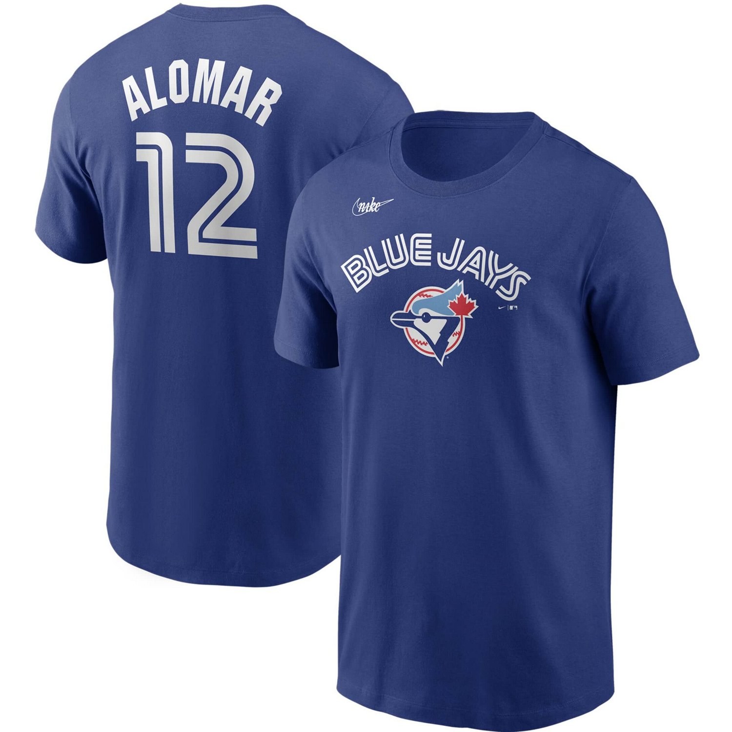 Nike Roberto Alomar Toronto Blue Jays Cooperstown Collection Name  Number T-Shirt