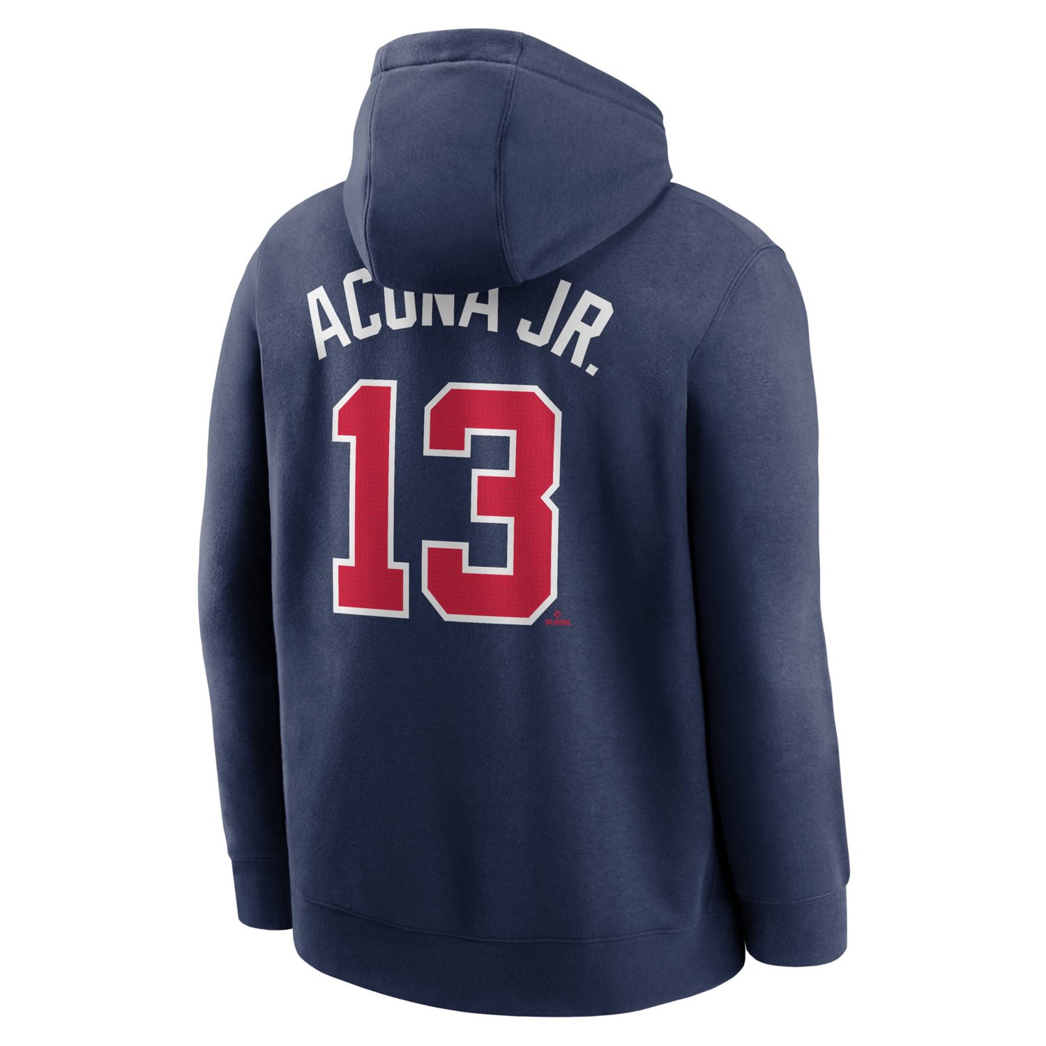 Nike Ronald Acua Jr Atlanta Braves Player Name  Number Club Fleece Pullover Hoodie - view number 3
