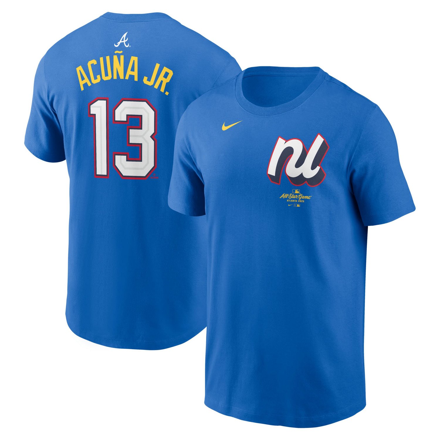Nike Ronald Acua Jr National League 2025 All-Star Edition Name  Number T-Shirt - view number 1