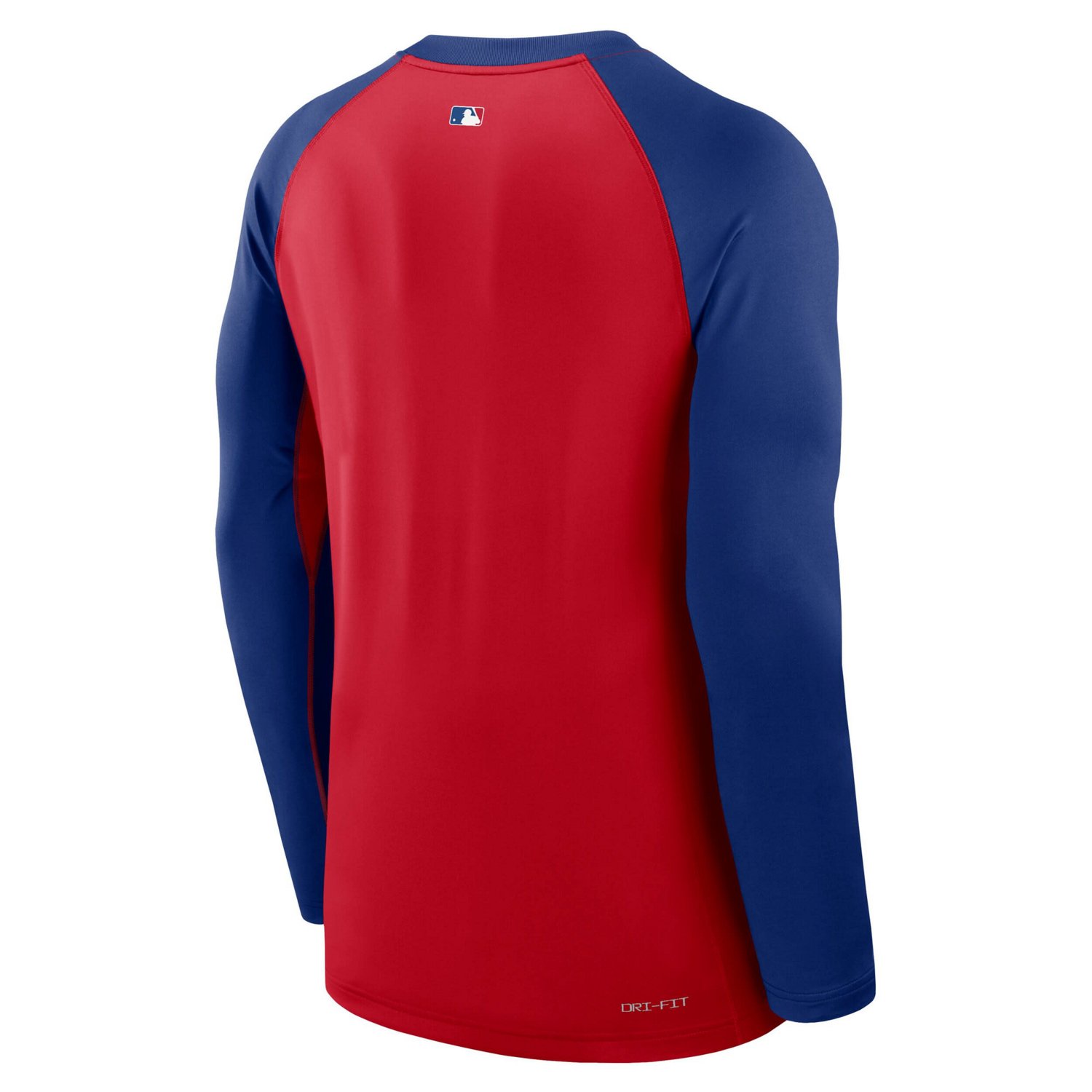 Nike Royal Chicago Cubs Authentic Collection Game Time Raglan Performance Long Sleeve T-Shirt                                    - view number 3