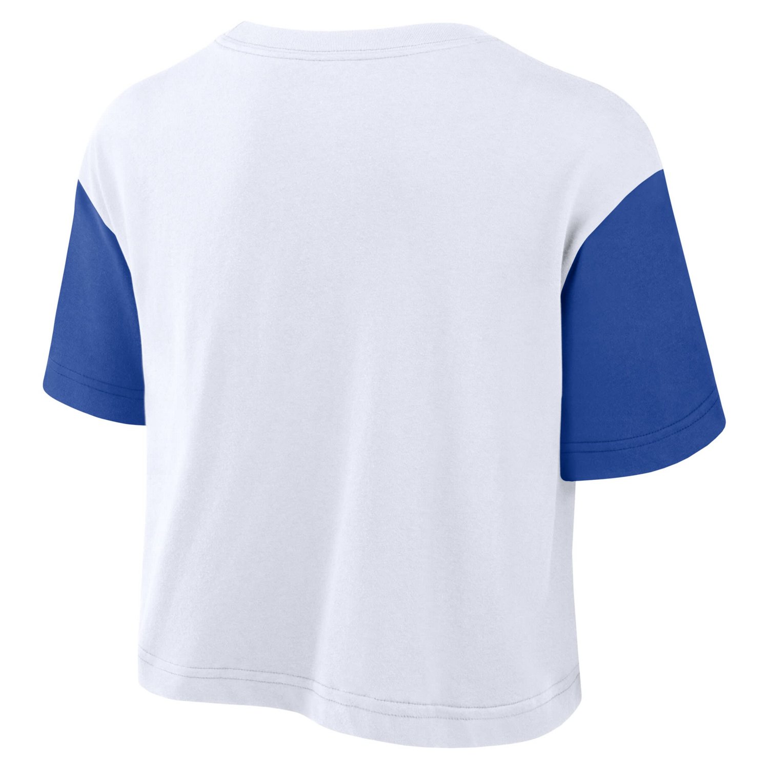 Nike Royal Kentucky Wildcats Color-Block Script Dri-FIT Cropped T-Shirt - view number 3