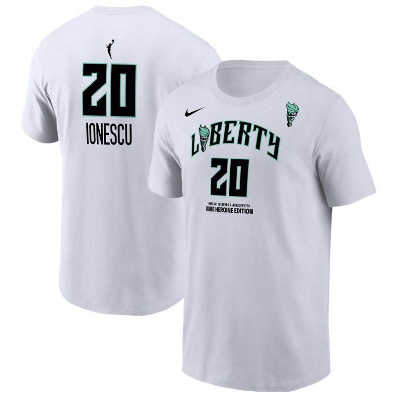 Nike Sabrina Ionescu New York Liberty Heroine Edition Name Number T-Shirt-image