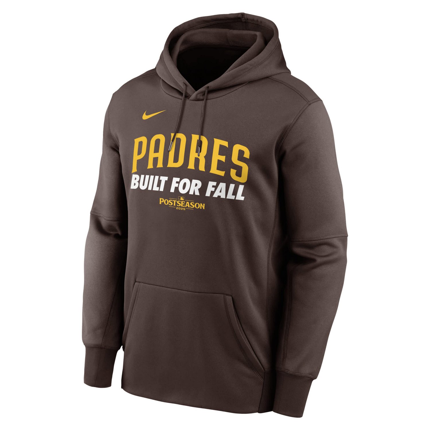 Nike San Diego Padres 2025 MLB Postseason Authentic Collection Therma Fleece Hoodie - view number 2