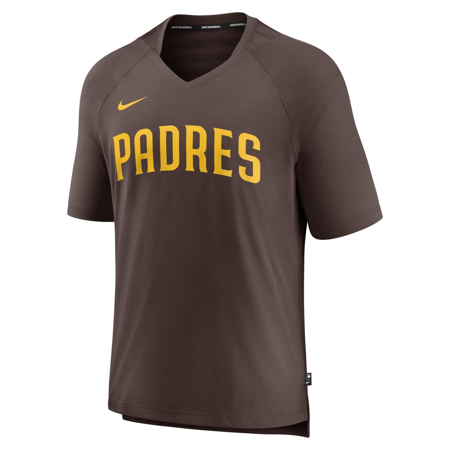 Nike San Diego Padres Authentic Collection Pregame Raglan Performance V-Neck T-Shirt