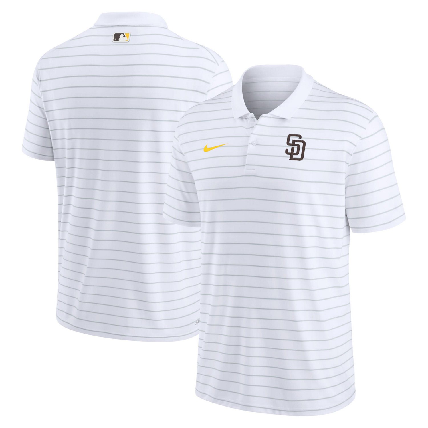 Nike San Diego Padres Authentic Collection Victory Striped Performance Polo