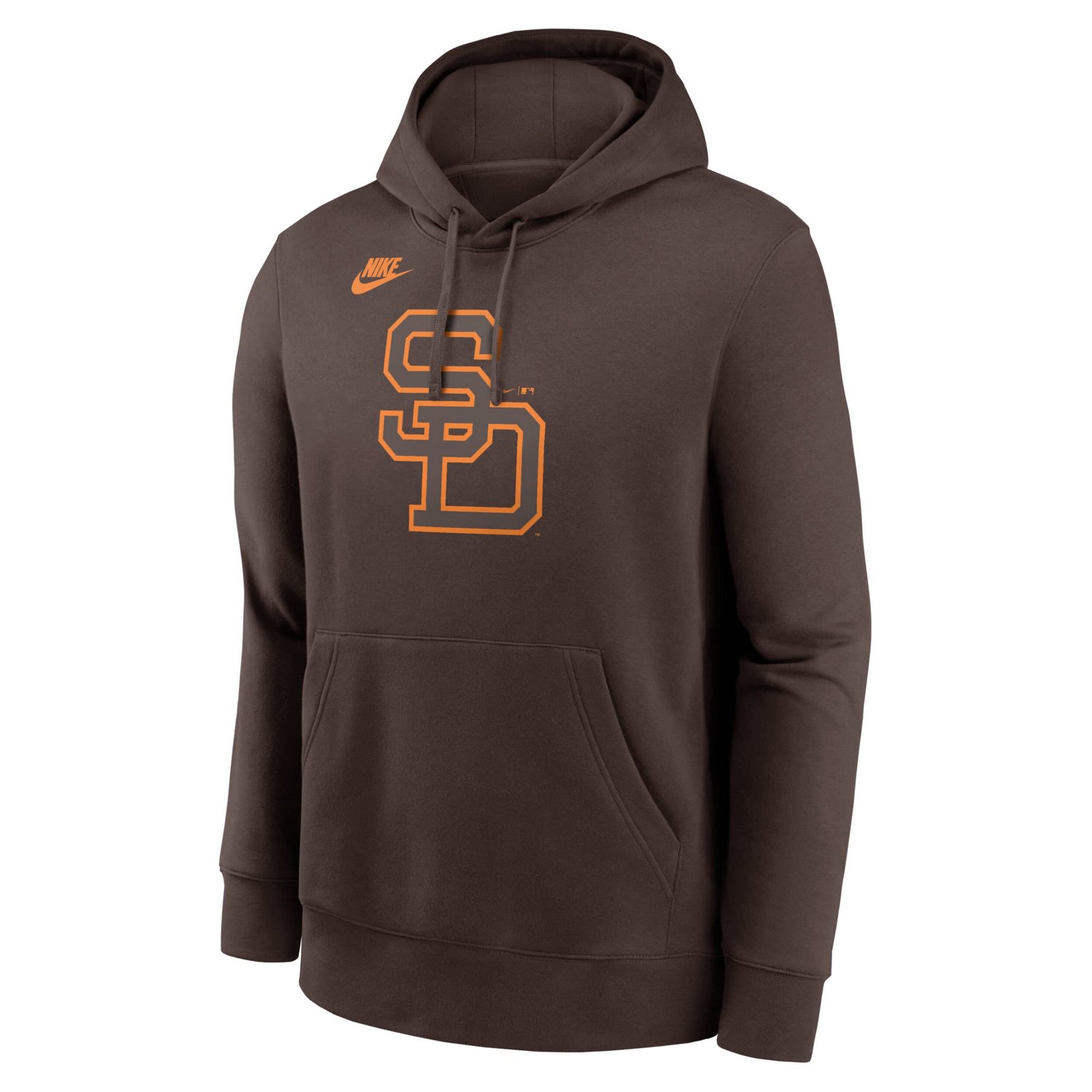 Nike San Diego Padres Cooperstown Collection Logo Club Pullover Hoodie
