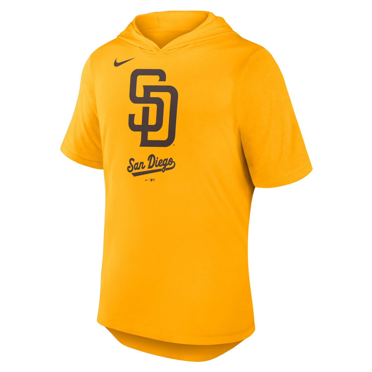 Nike San Diego Padres Tri-Blend Hoodie T-Shirt - view number 2