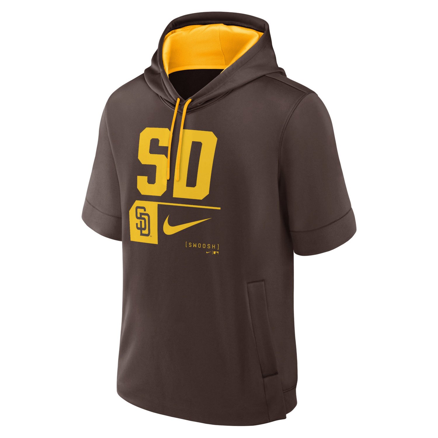 Nike San Diego Padres Tri Code Lockup Short Sleeve Pullover Hoodie