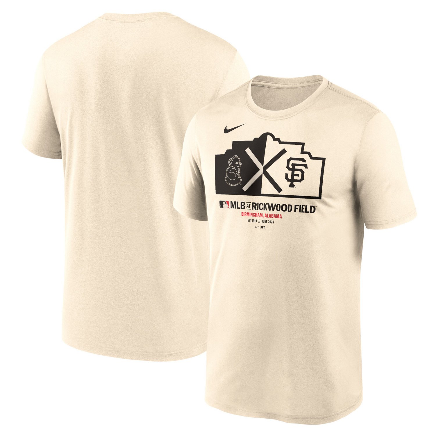 Nike San Francisco Giants 2024 Rickwood Classic Legend T-Shirt                                                                   - view number 1