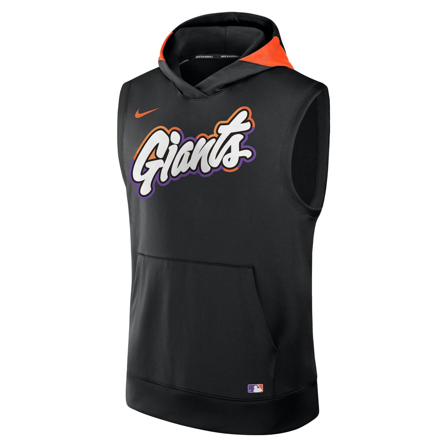 Nike San Francisco Giants 2025 City Connect Performance Sleeveless Pullover Hoodie - view number 2