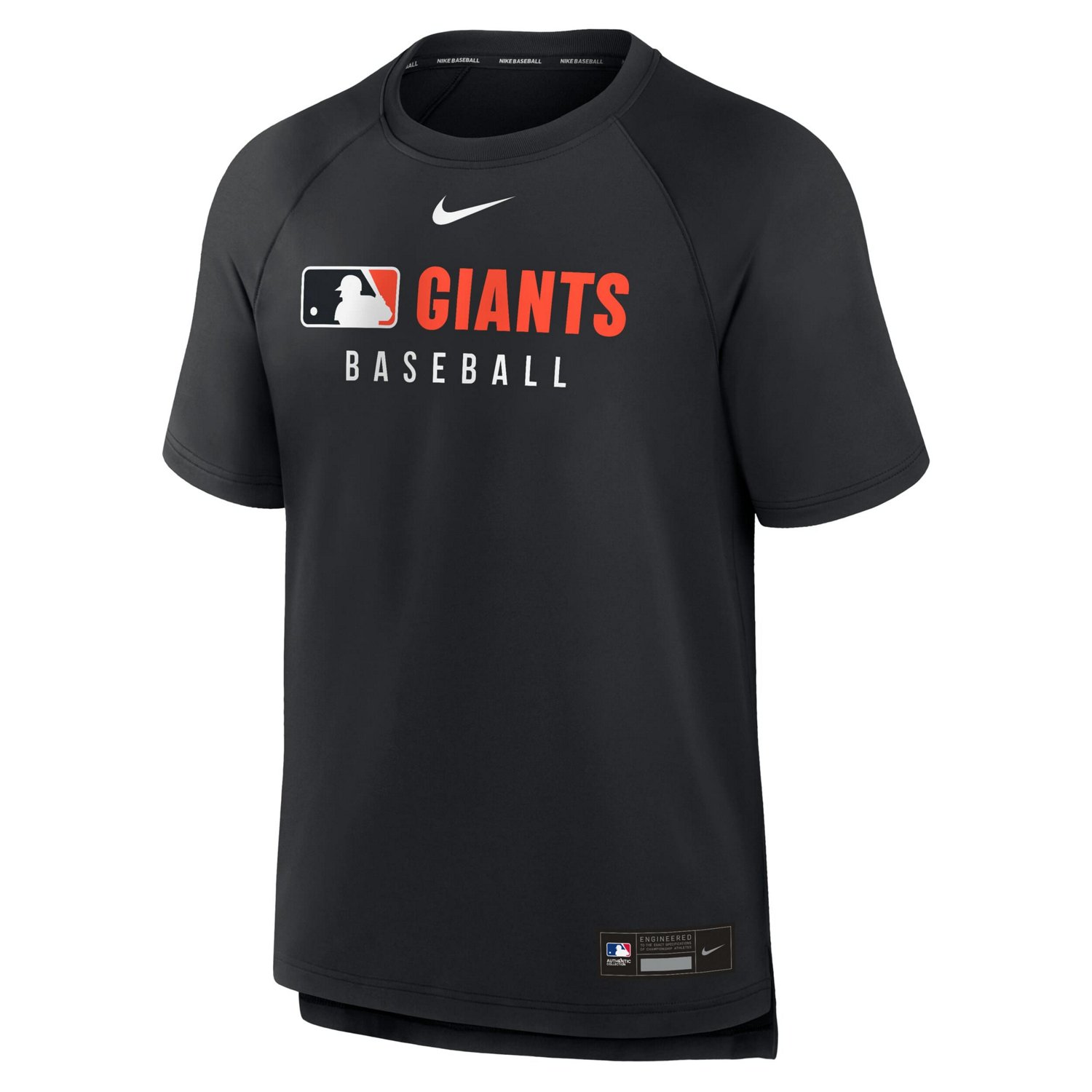 Nike San Francisco Giants Authentic Collection Pregame Raglan Performance T-Shirt