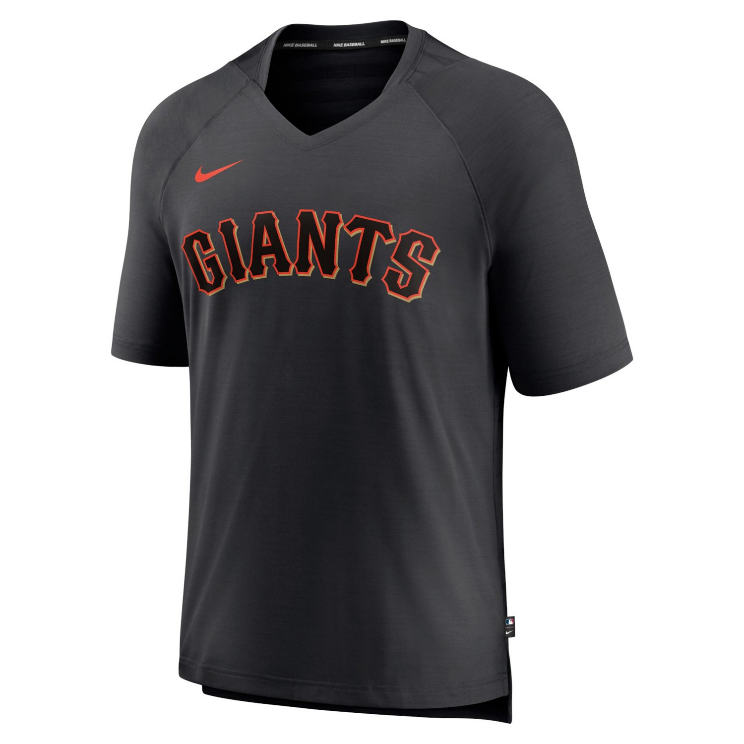 Nike San Francisco Giants Authentic Collection Pregame Raglan Performance V-Neck T-Shirt - view number 2