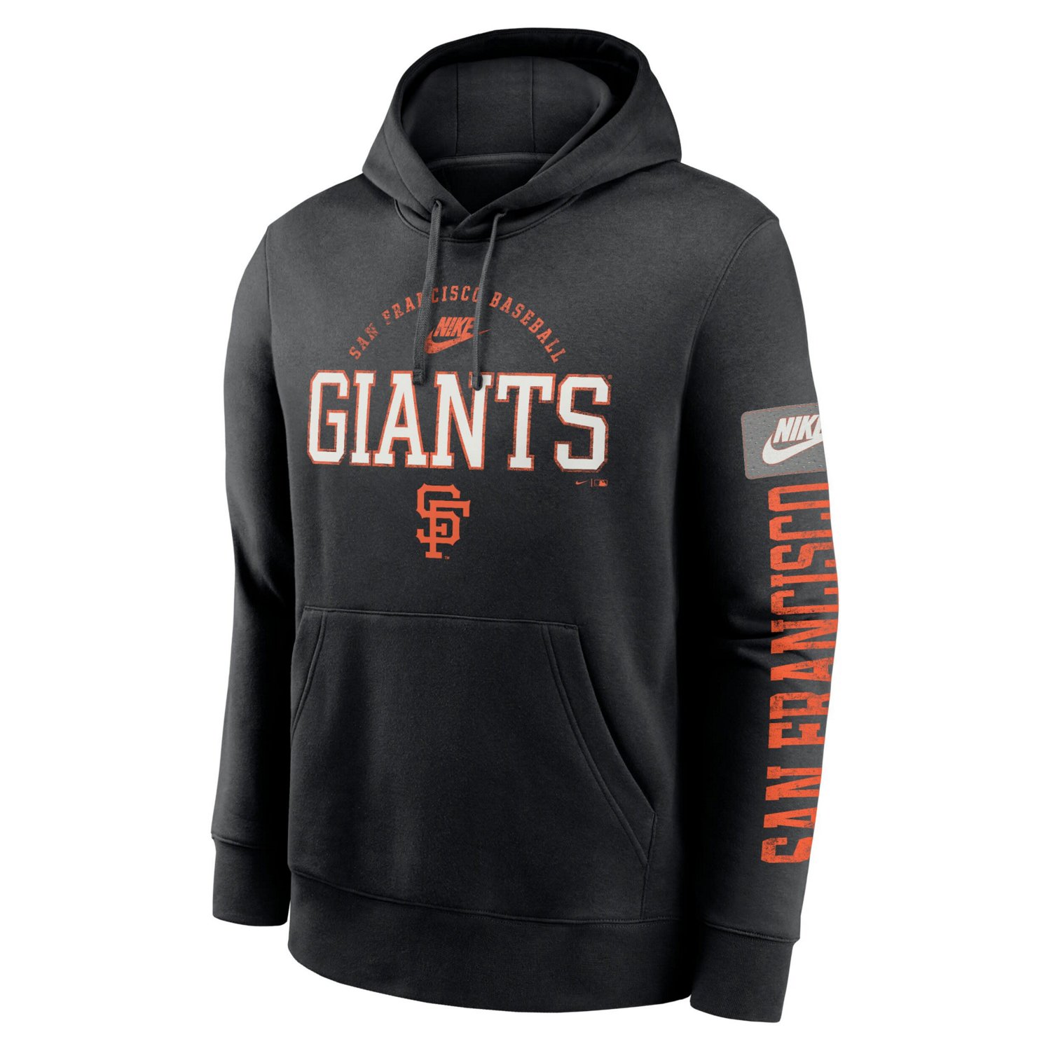 Nike San Francisco Giants Cooperstown Collection Splitter Club Fleece Pullover Hoodie - view number 2