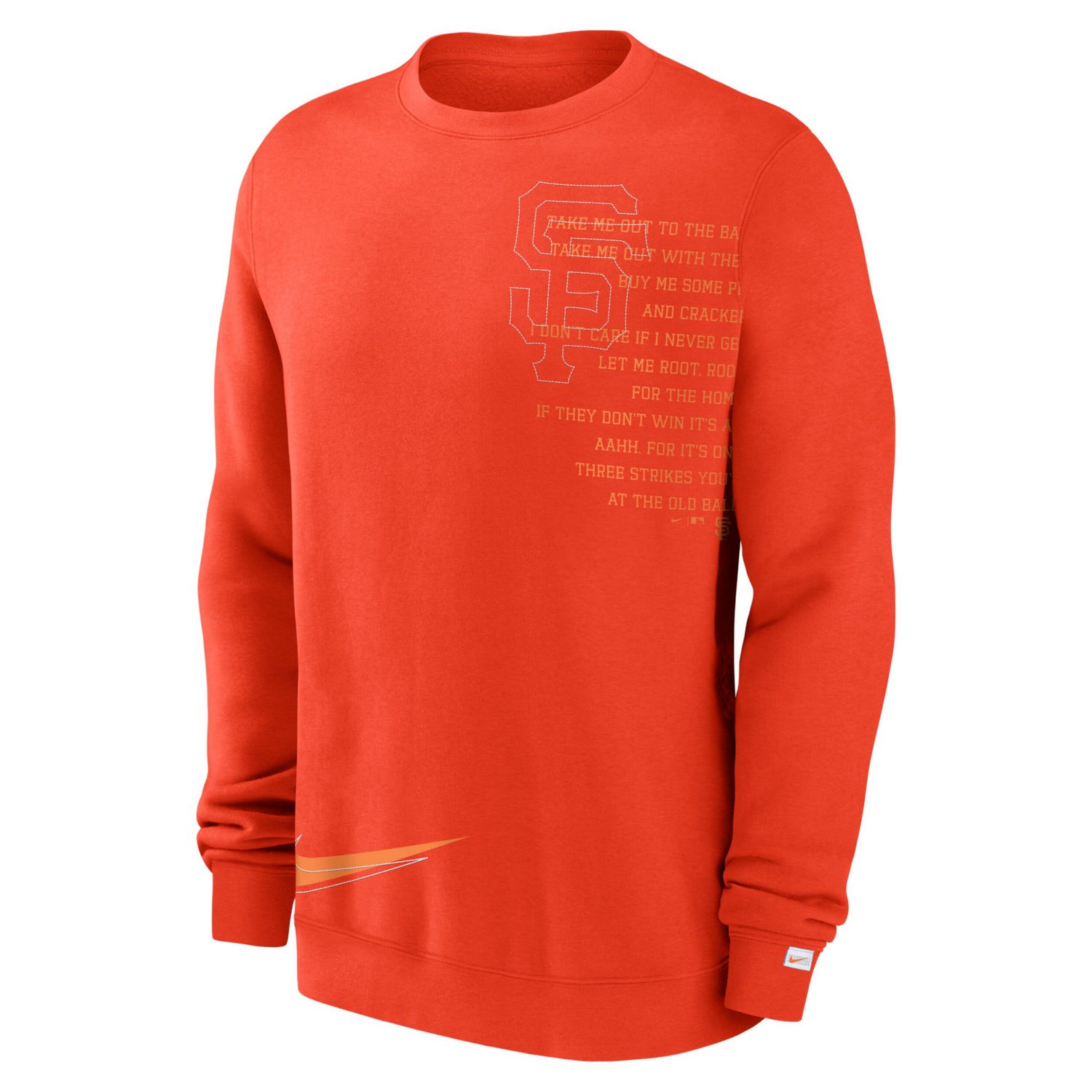 Nike San Francisco Giants Statement Ball Game Fleece Pullover Sweatshirt - view number 2