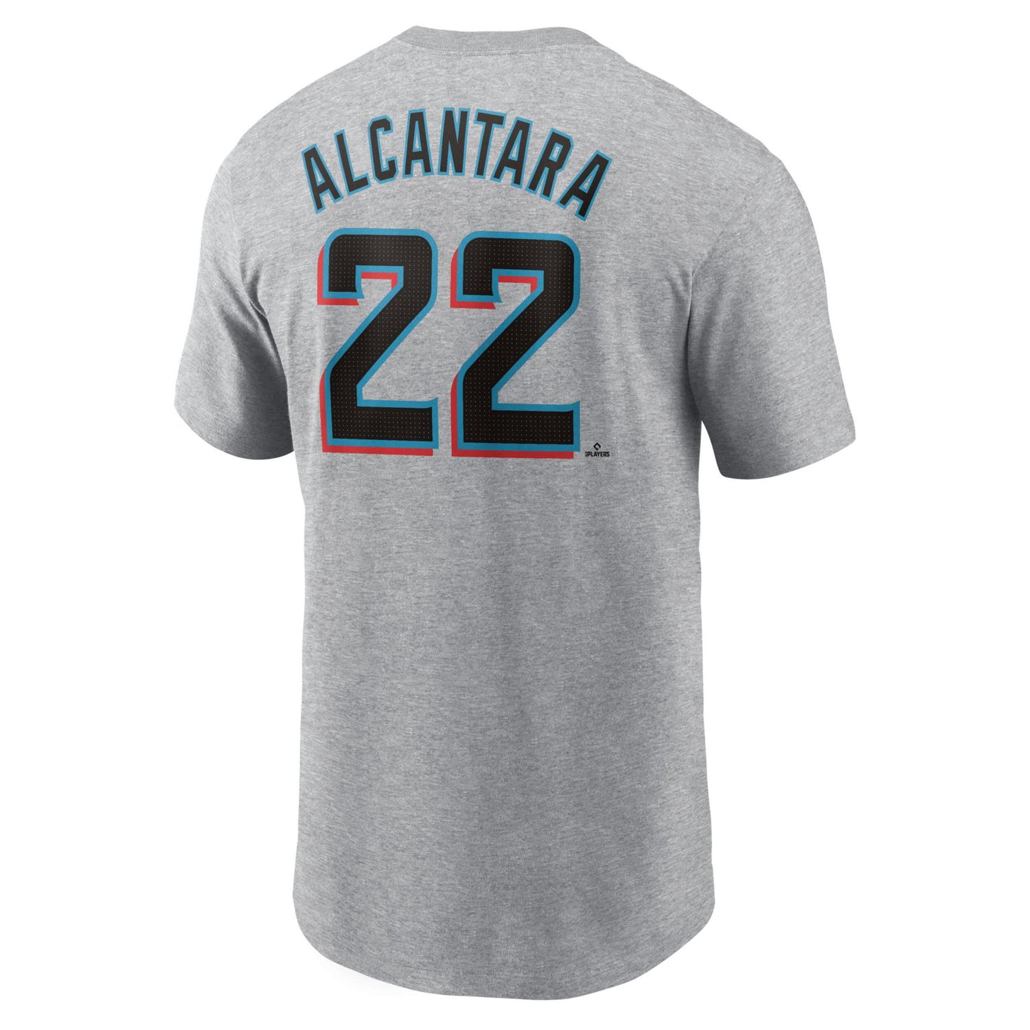 Nike Sandy Alcantara Miami Marlins Fuse Name  Number T-Shirt - view number 3