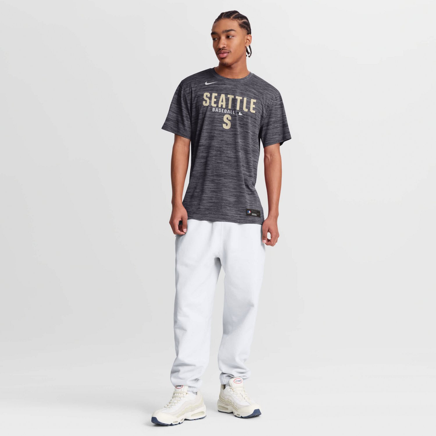 Nike Seattle Mariners Authentic Collection Velocity Dri-FIT T-Shirt - view number 3