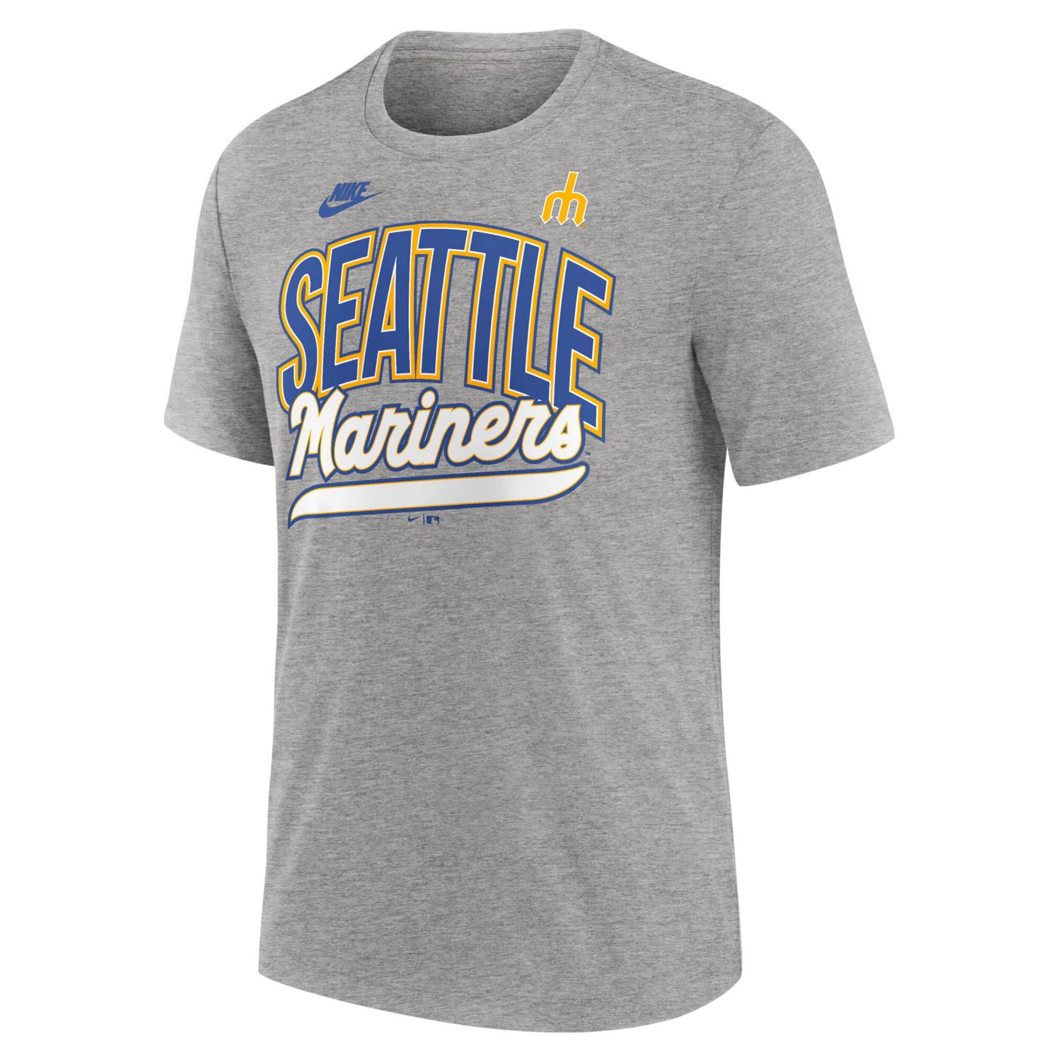Nike Seattle Mariners Cooperstown Collection Retro Tri-Blend T-Shirt - view number 2