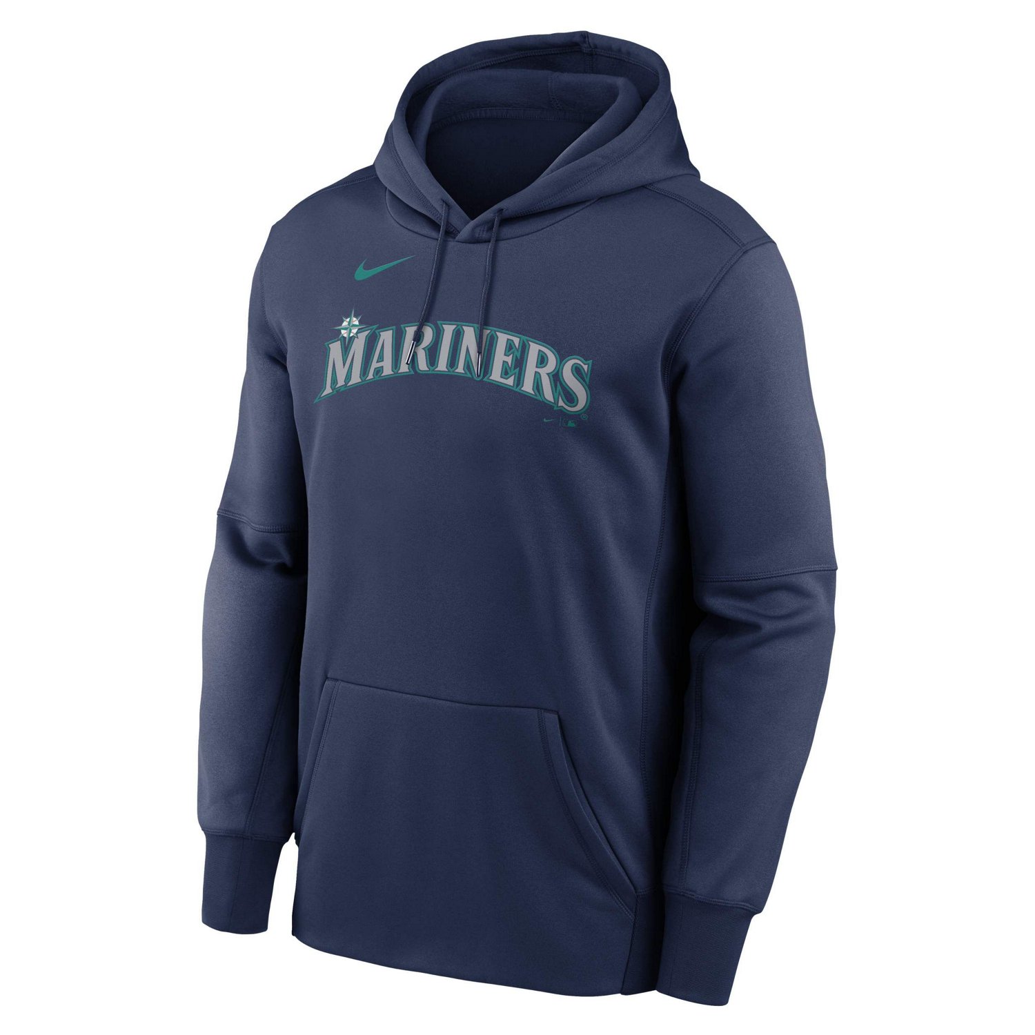 Nike Seattle Mariners Primary Wordmark Therma Hoodie - view number 2