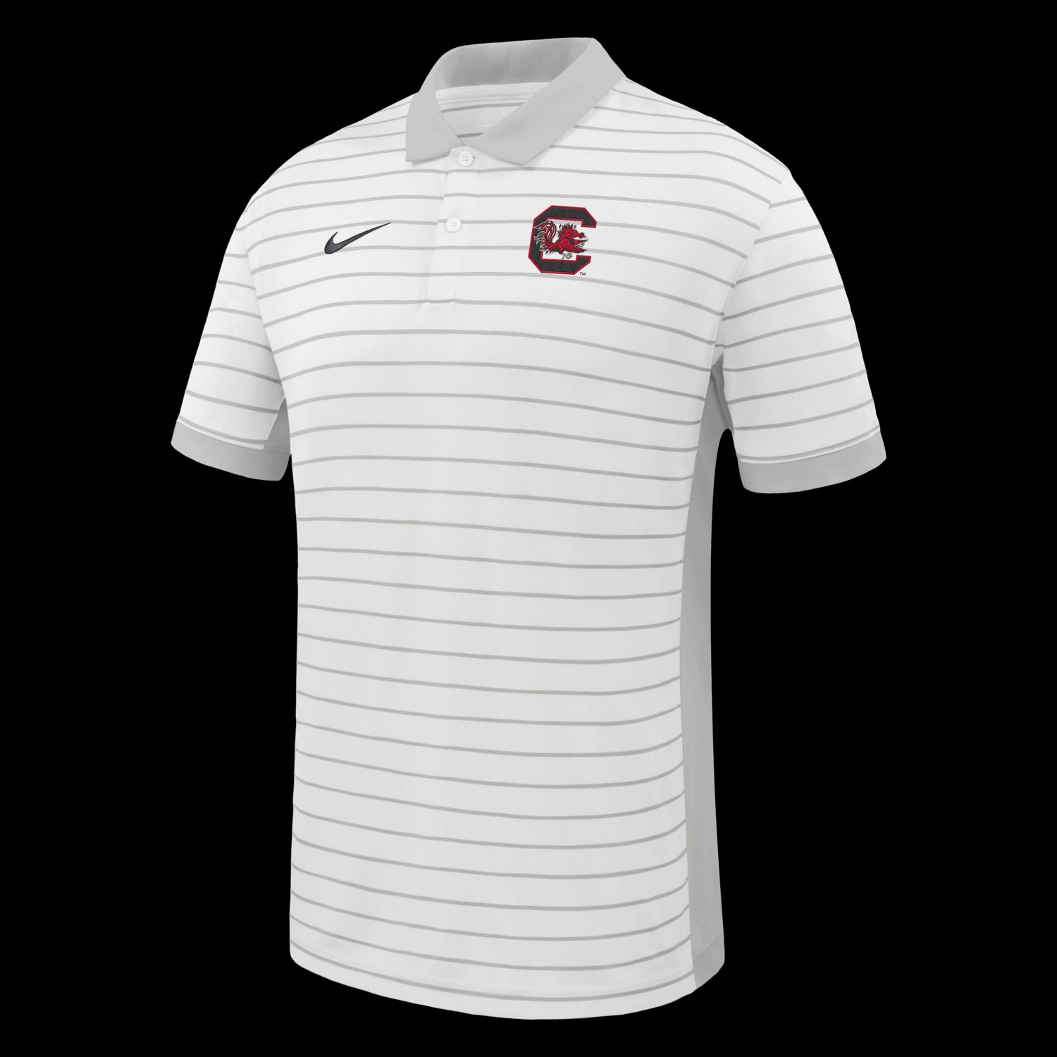 Nike South Carolina Gamecocks 2026 Sideline Victory Stripe Dri-FIT Polo