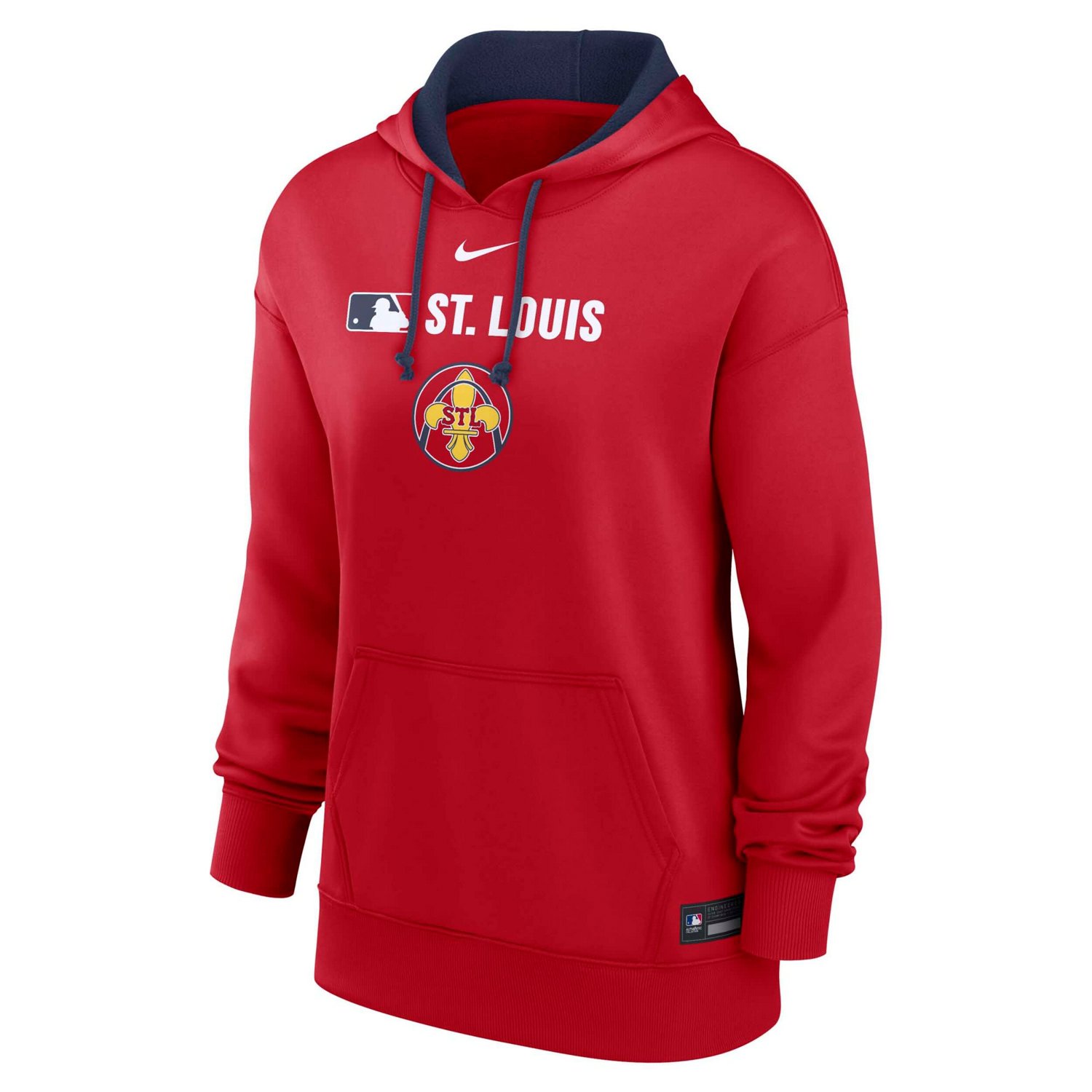 Nike St Louis Cardinals Authentic Collection City Connect Performance Pullover Hoodie