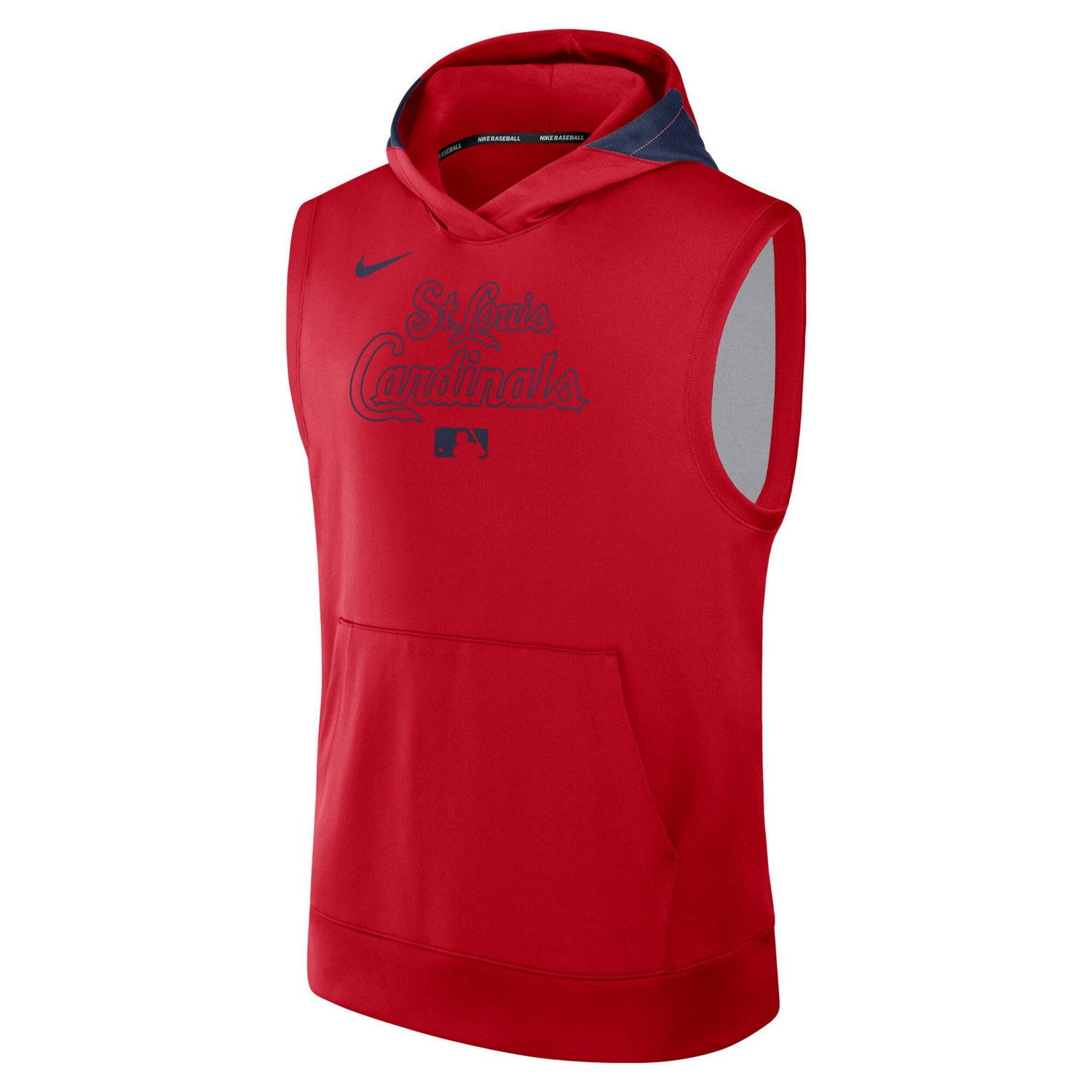 Nike St Louis Cardinals Authentic Collection Performance Sleeveless Pullover Hoodie - view number 2