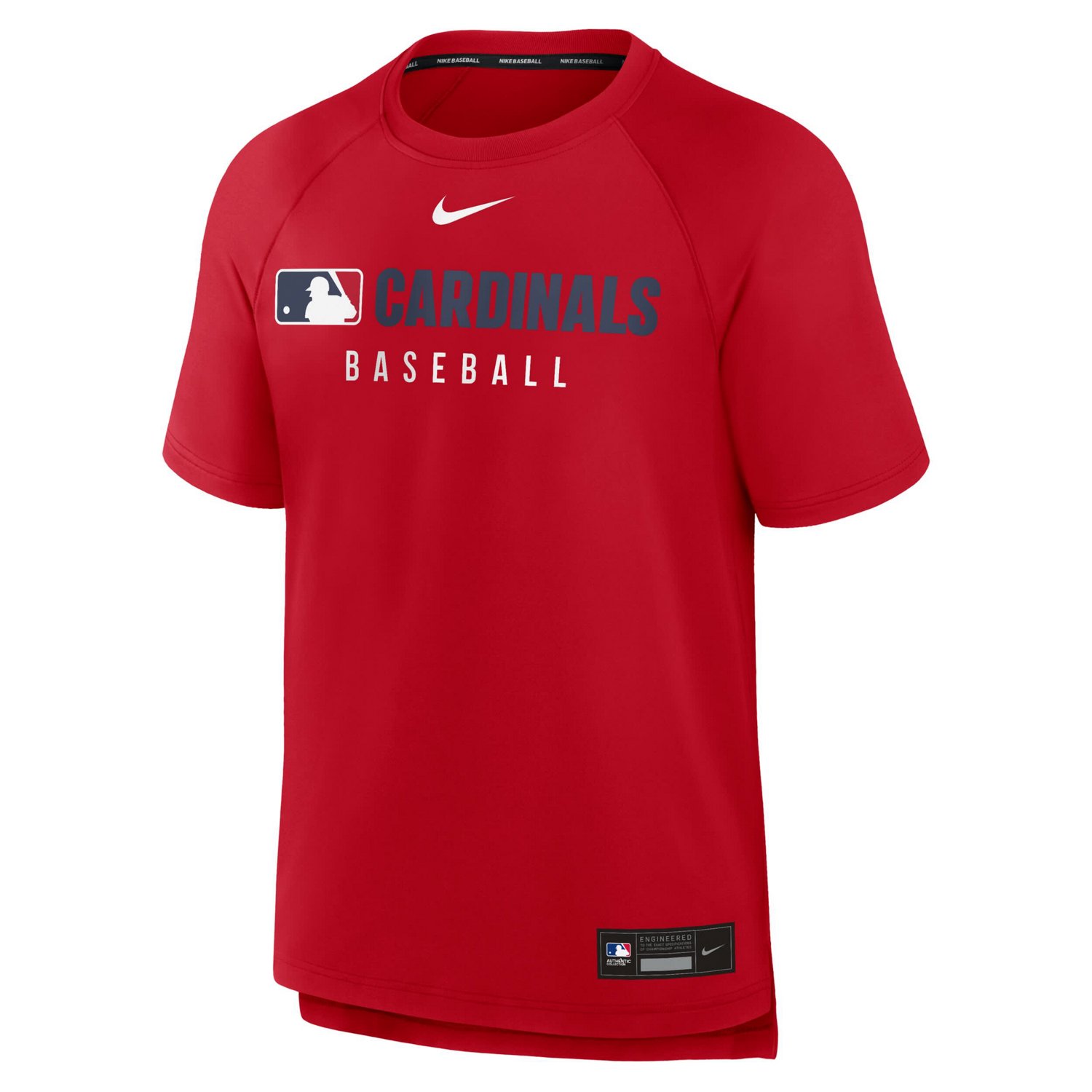 Nike St Louis Cardinals Authentic Collection Pregame Raglan Performance T-Shirt