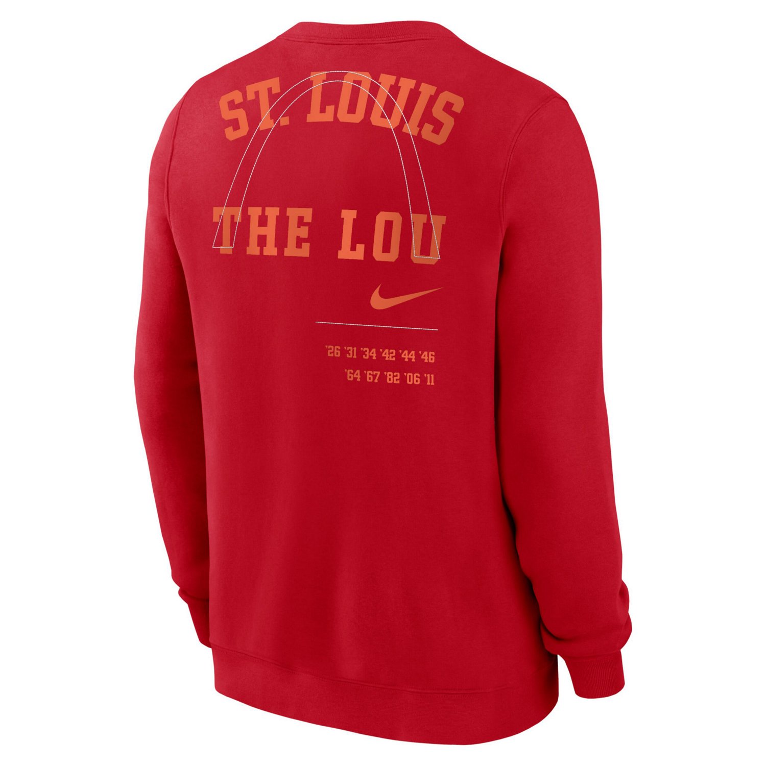 Nike St Louis Cardinals Statement Ball Game Fleece Pullover Sweatshirt - view number 3