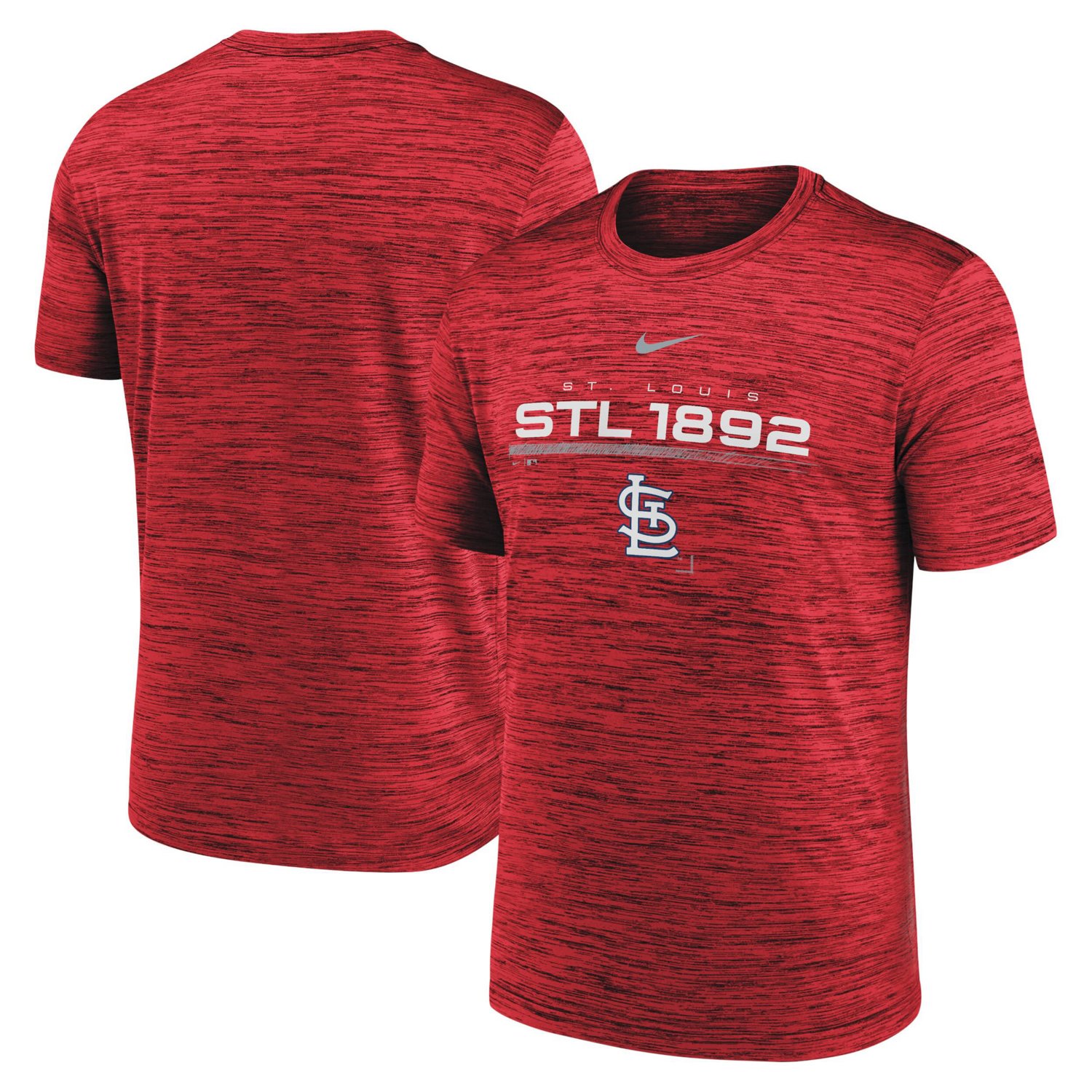 Nike St Louis Cardinals Wordmark Velocity Performance T-Shirt                                                                    - view number 1