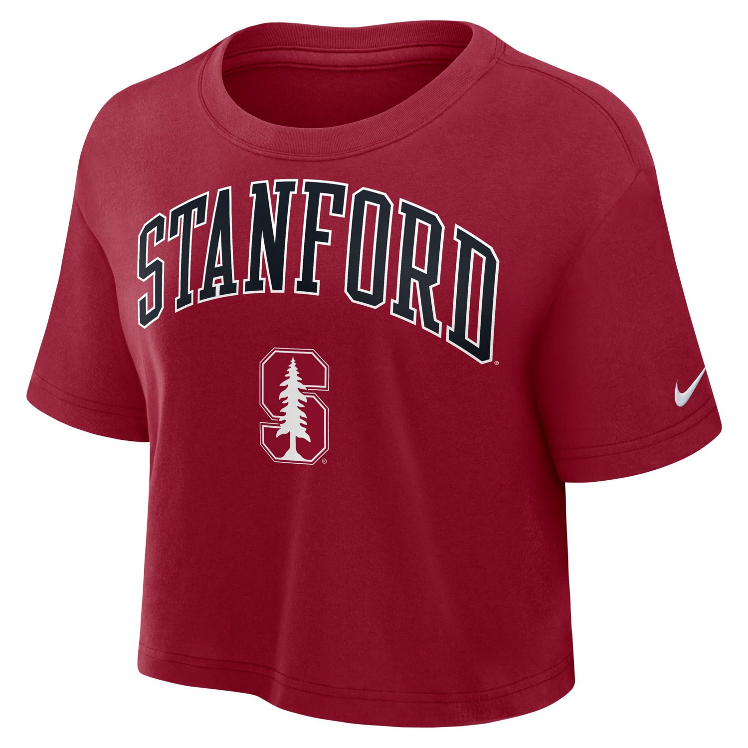 Nike Stanford Athletic Prep Arch Dri-FIT Cropped T-Shirt - view number 2