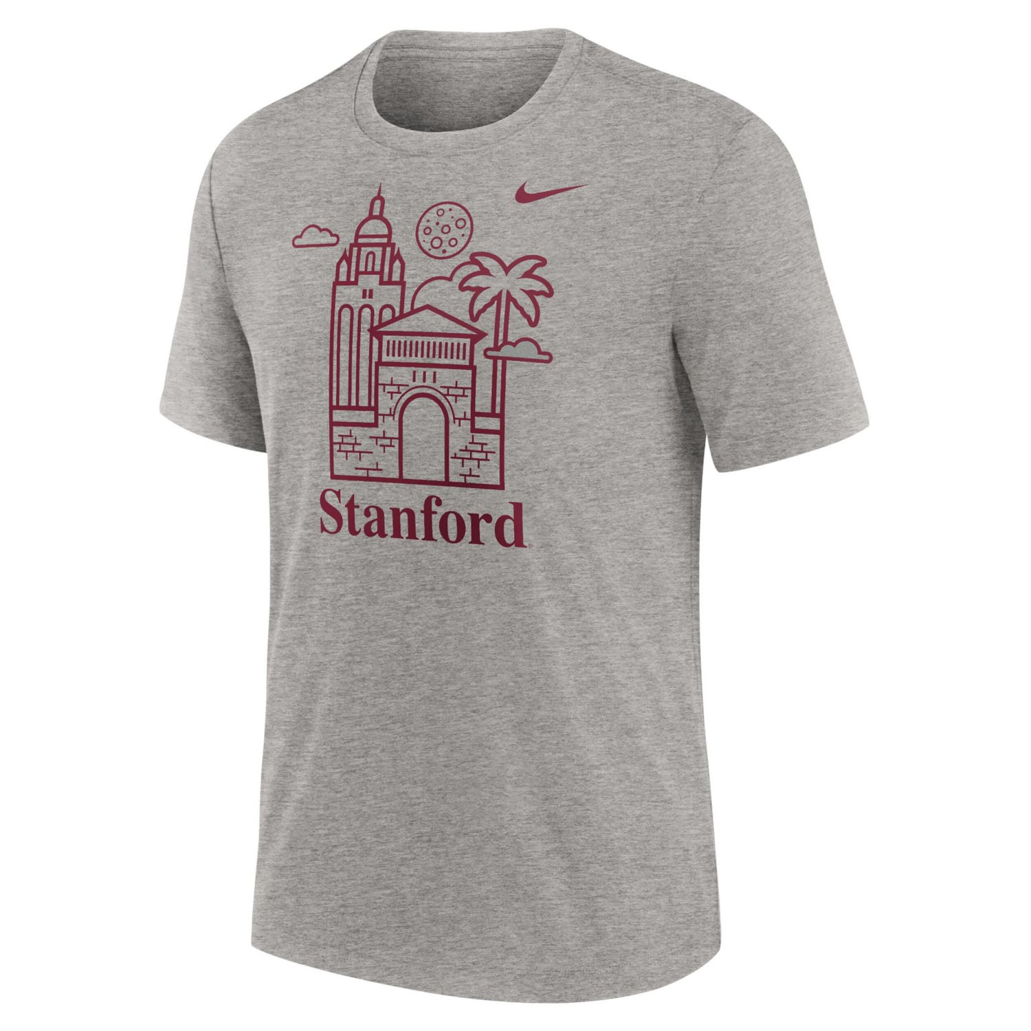 Nike Stanford Cardinal Local Campus Time Honored Tradition Tri-Blend T-Shirt - view number 2