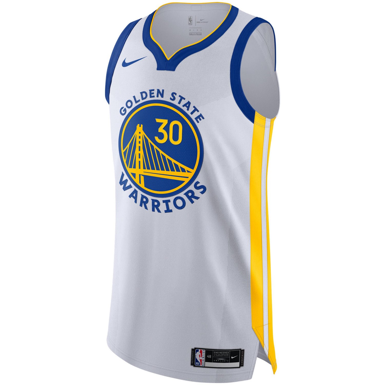 Nike Stephen Curry Golden State Warriors Authentic Jersey - Association Edition                                                  - view number 2