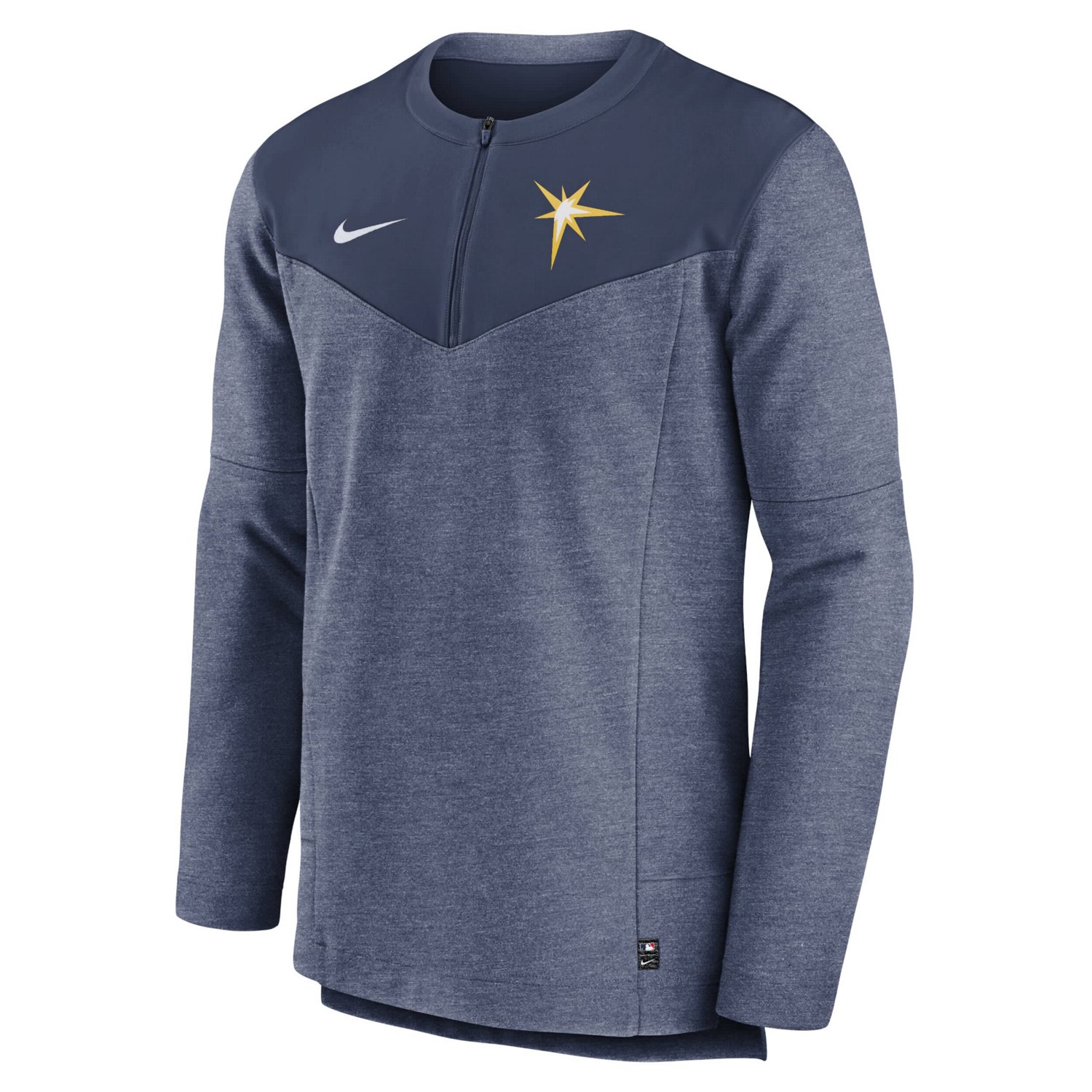 Nike Tampa Bay Rays Authentic Collection Game Time Performance Half-Zip Top - view number 2