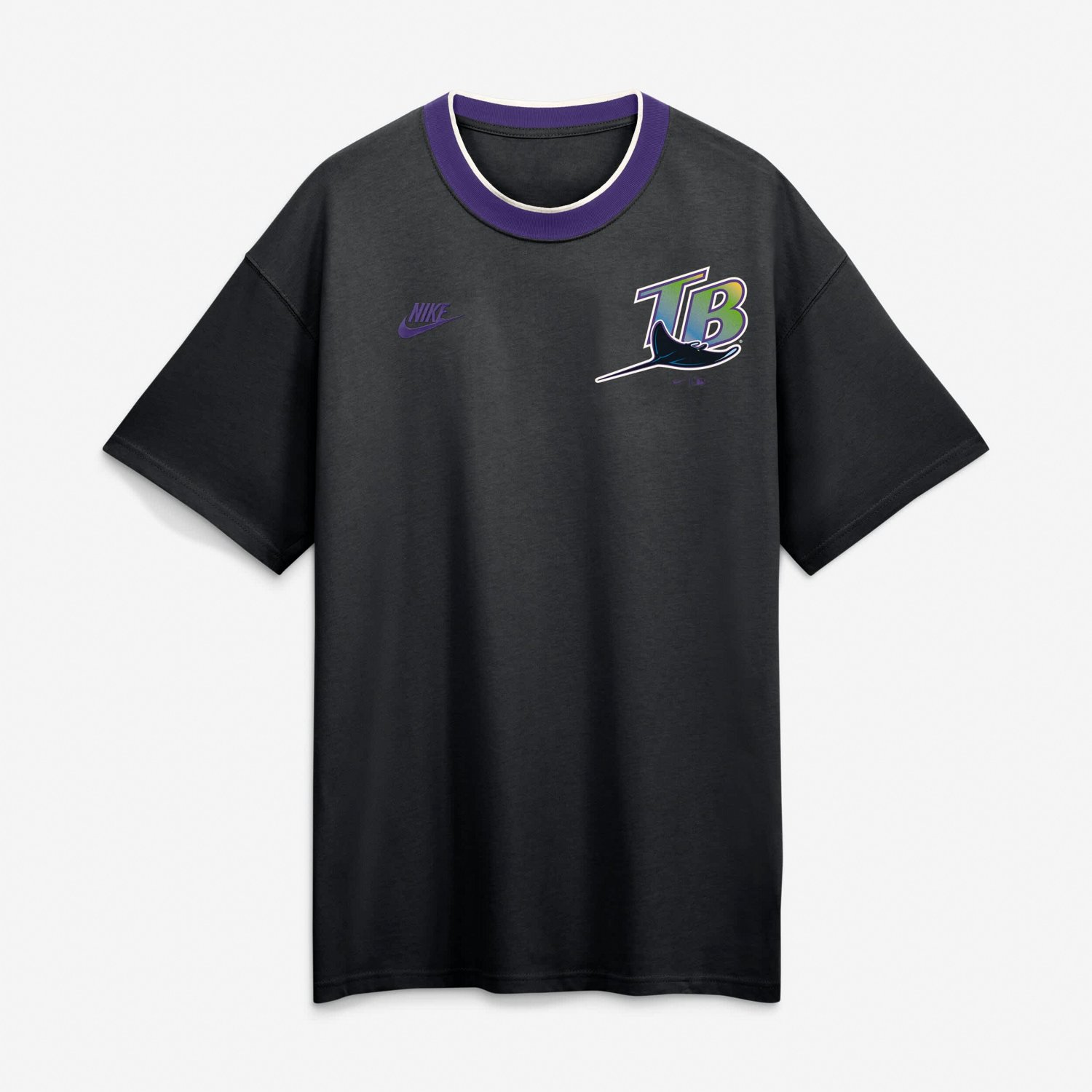 Nike Tampa Bay Rays Cooperstown Collection Ringer T-Shirt - view number 4