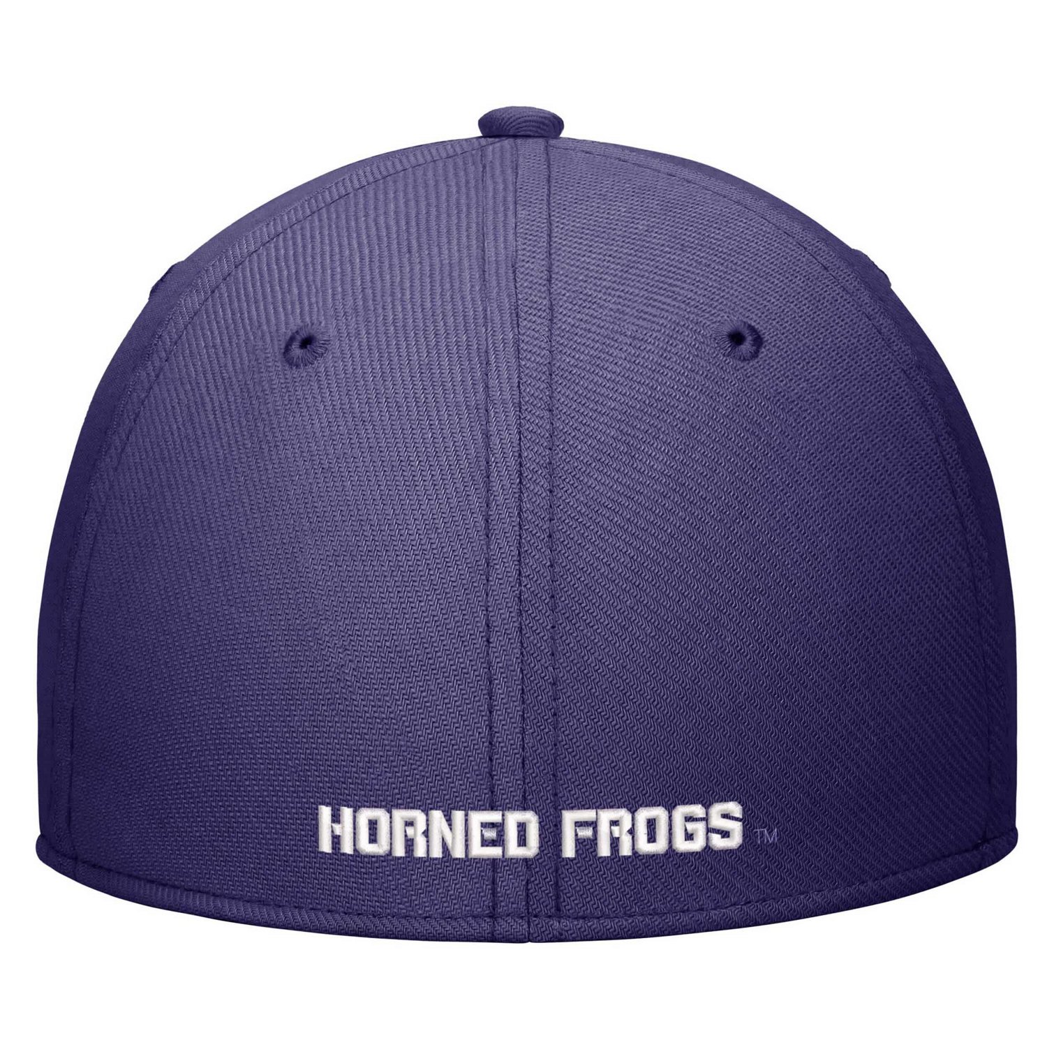 Nike TCU Horned Frogs 2024 Sideline Rise Swoosh Flex Hat - view number 2