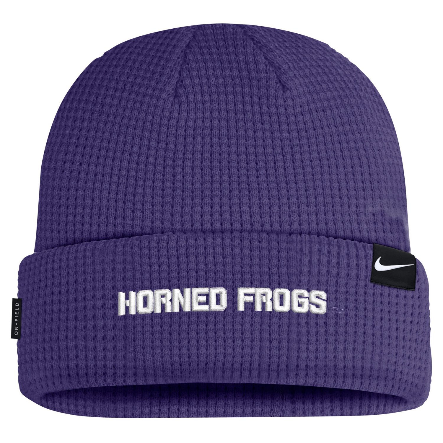 Nike TCU Horned Frogs 2024 Sideline Terra Cuffed Knit Hat                                                                        - view number 2