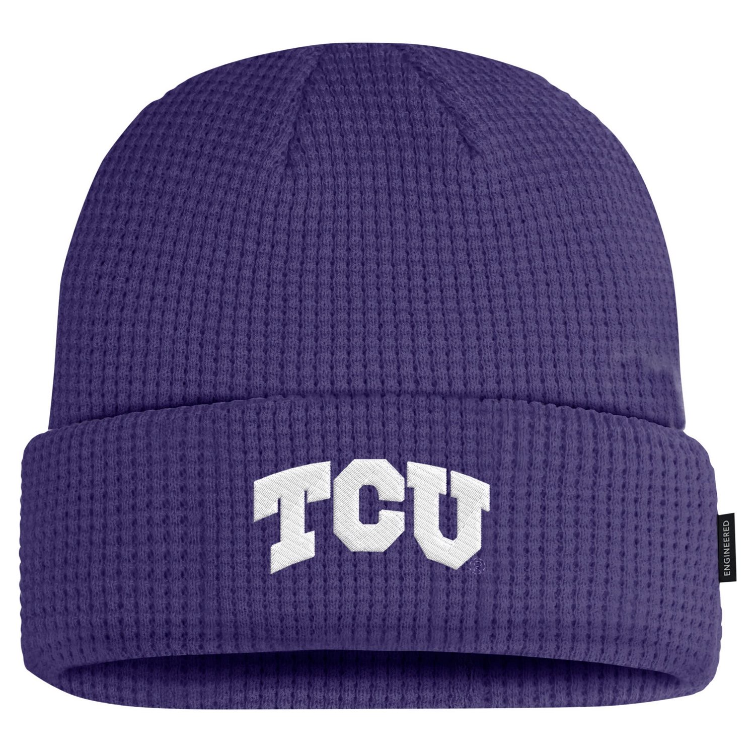 Nike TCU Horned Frogs 2024 Sideline Terra Cuffed Knit Hat