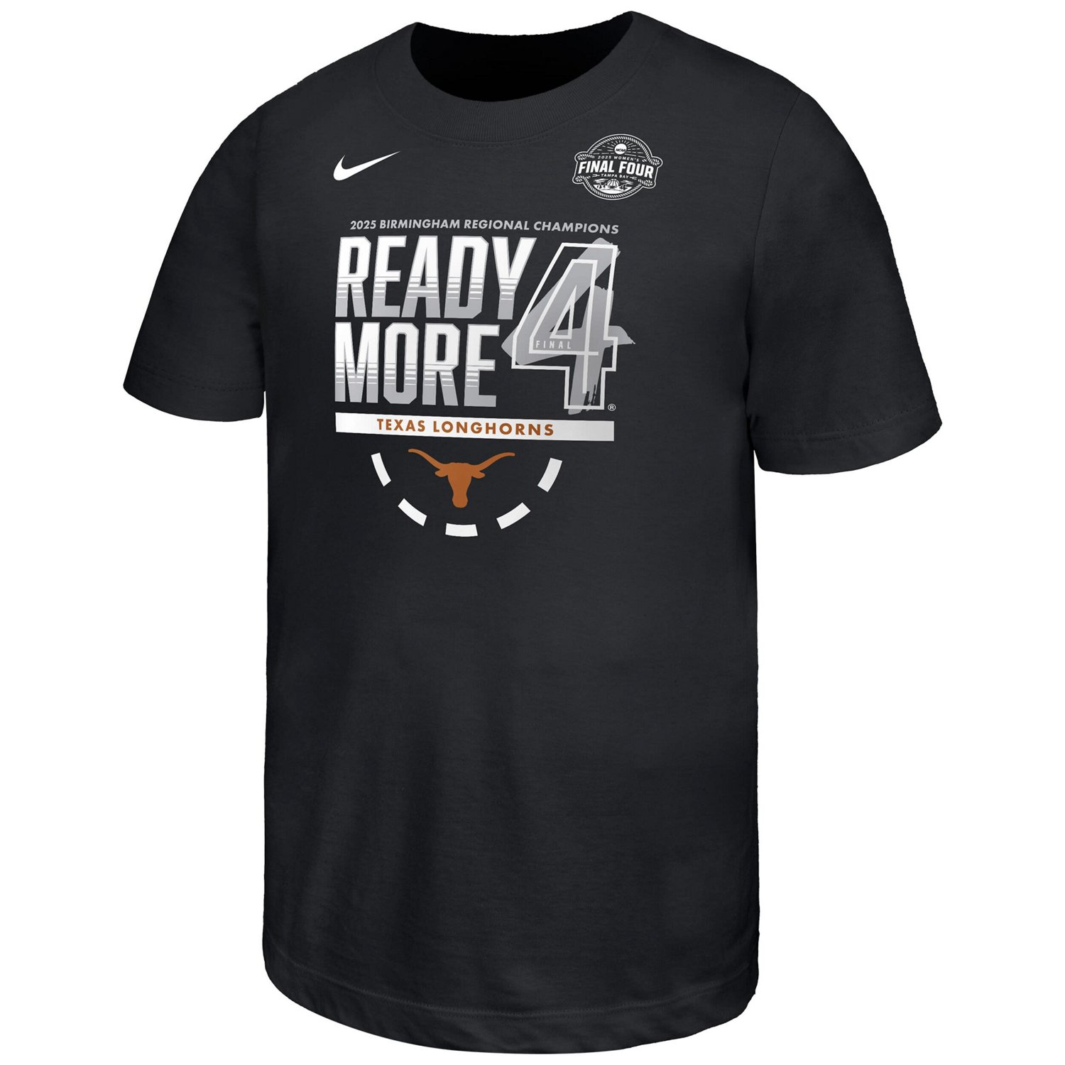 Nike Texas Longhorns 2025 NCAA Women's Basketball Tournament March Madness Final Four Locker Room T-Shirt - view number 2