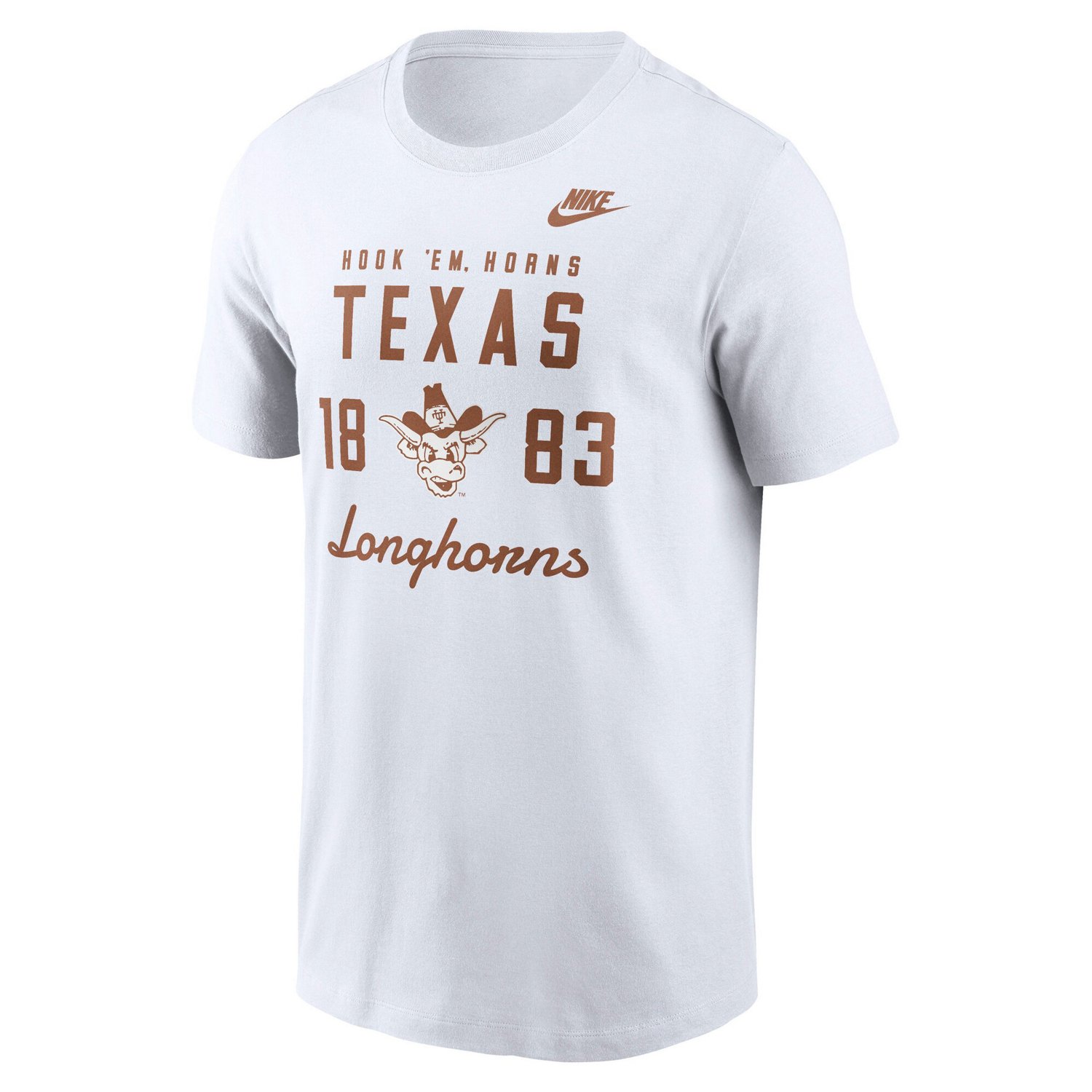Nike Texas Longhorns Legacy Stacked Established T-Shirt
