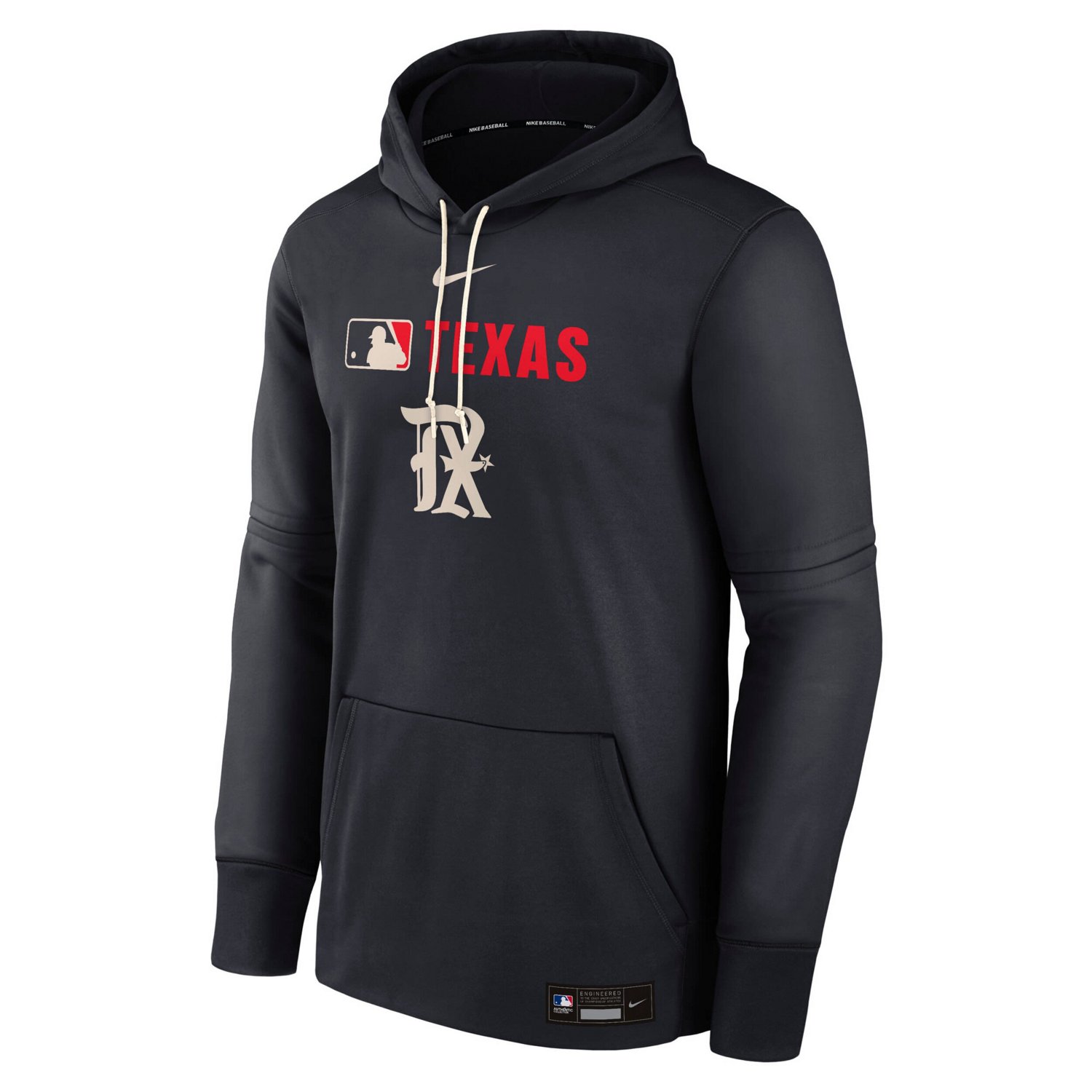 Nike Texas Rangers Authentic Collection City Connect Therma Pullover Hoodie                                                      - view number 2