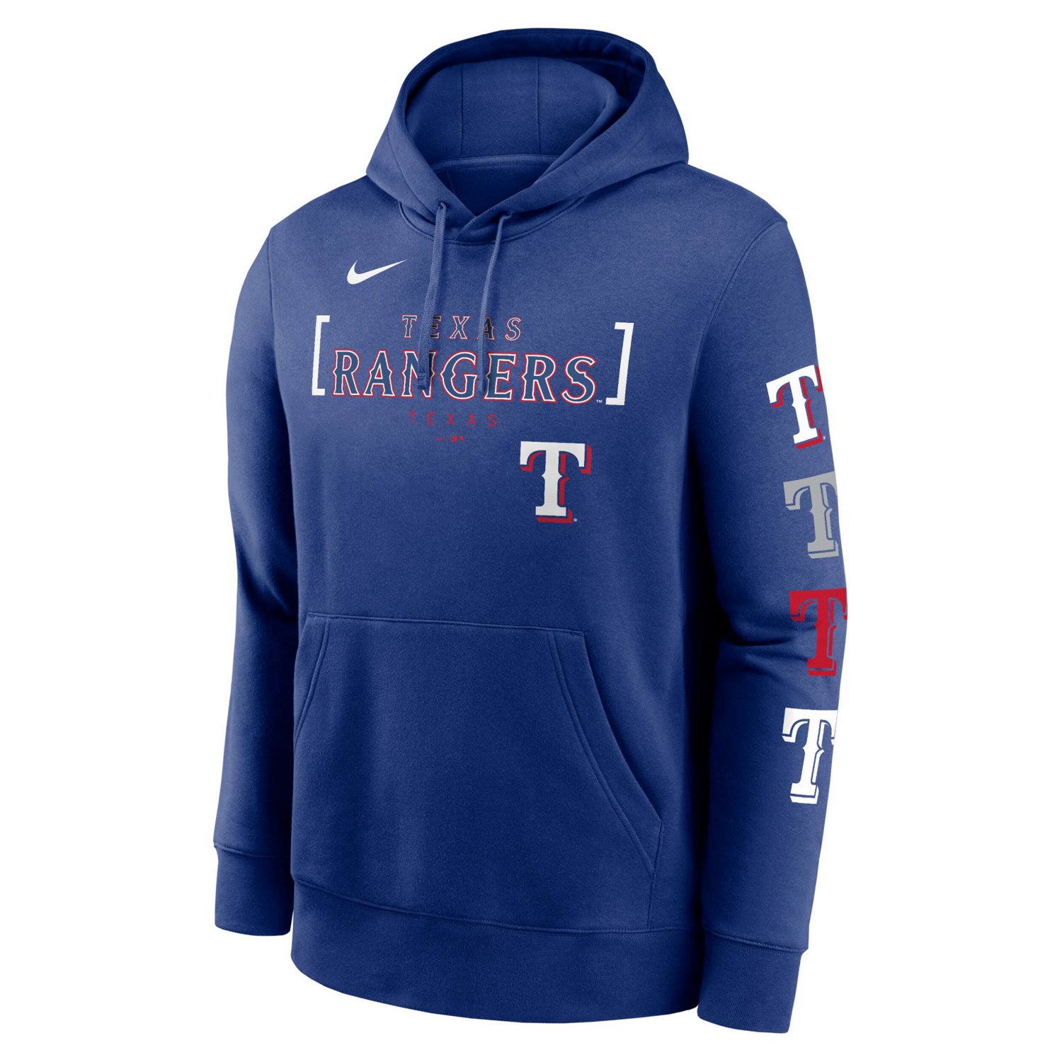Nike Texas Rangers Club Stack Pullover Hoodie - view number 2