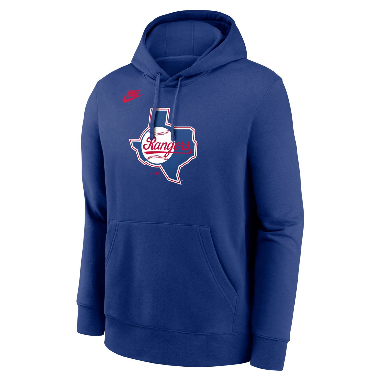 Nike Texas Rangers Cooperstown Collection Logo Club Pullover Hoodie - view number 2