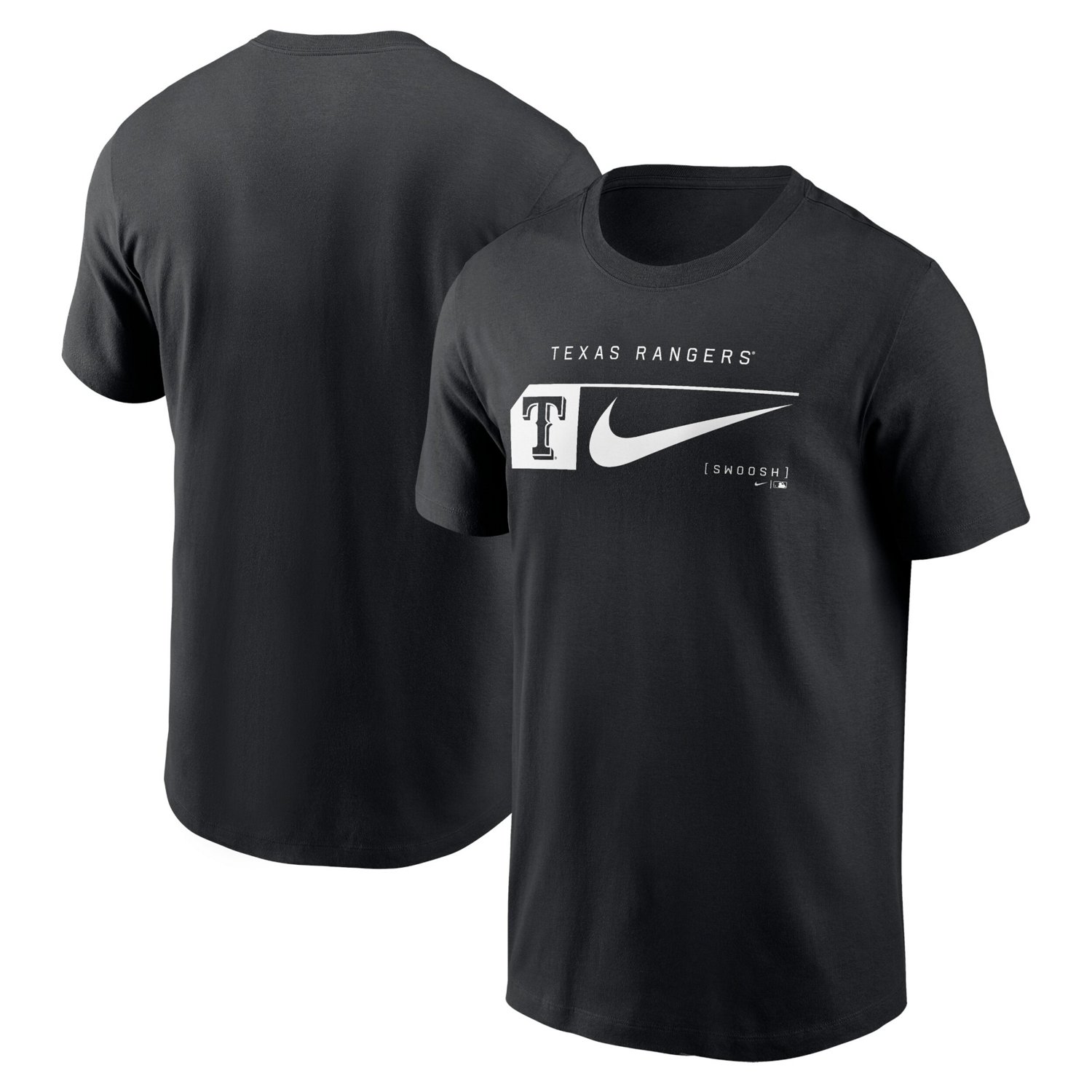 Nike Texas Rangers Fashion Graphic Swoosh T-Shirt Academy