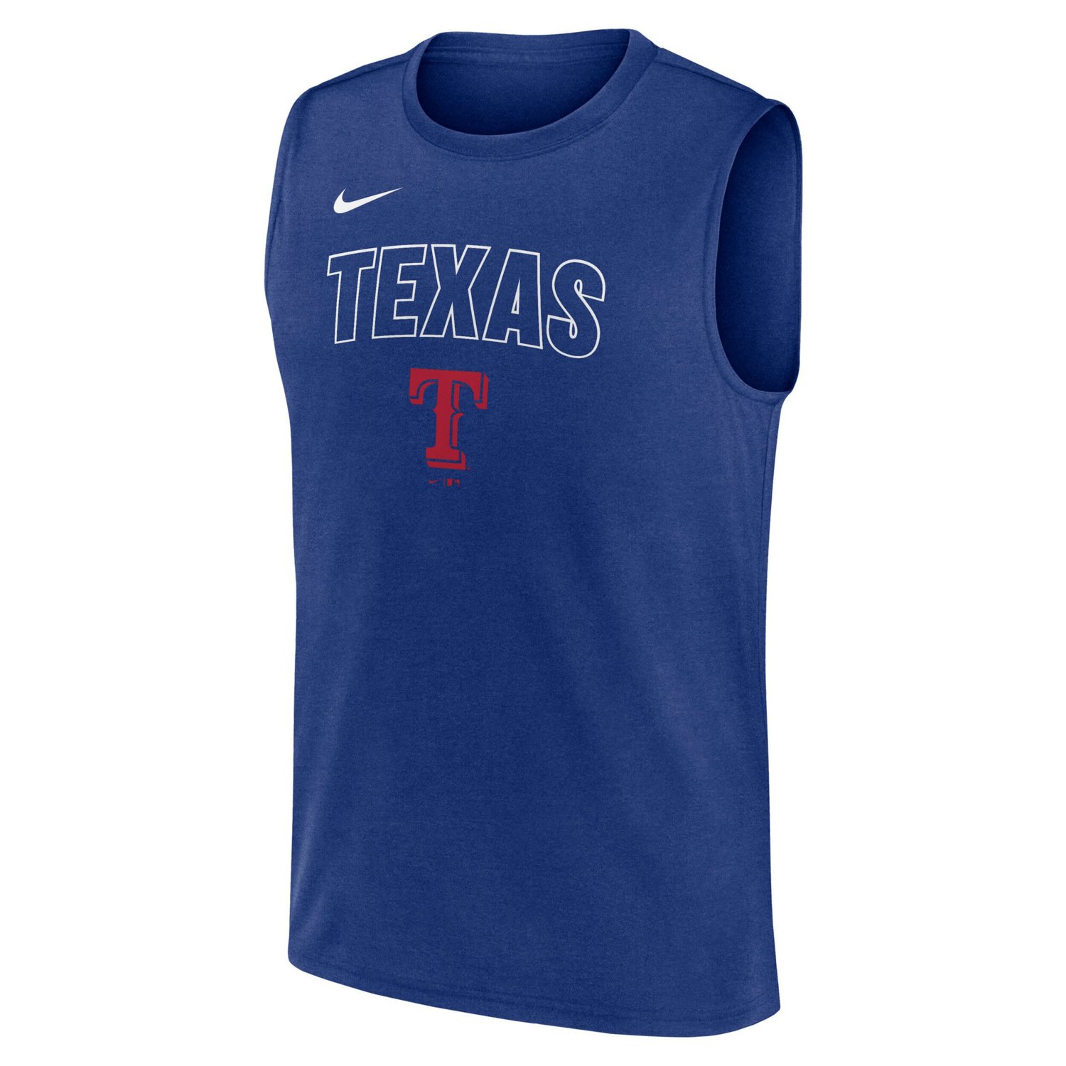 Nike Texas Rangers Knockout Performance Muscle Tank Top