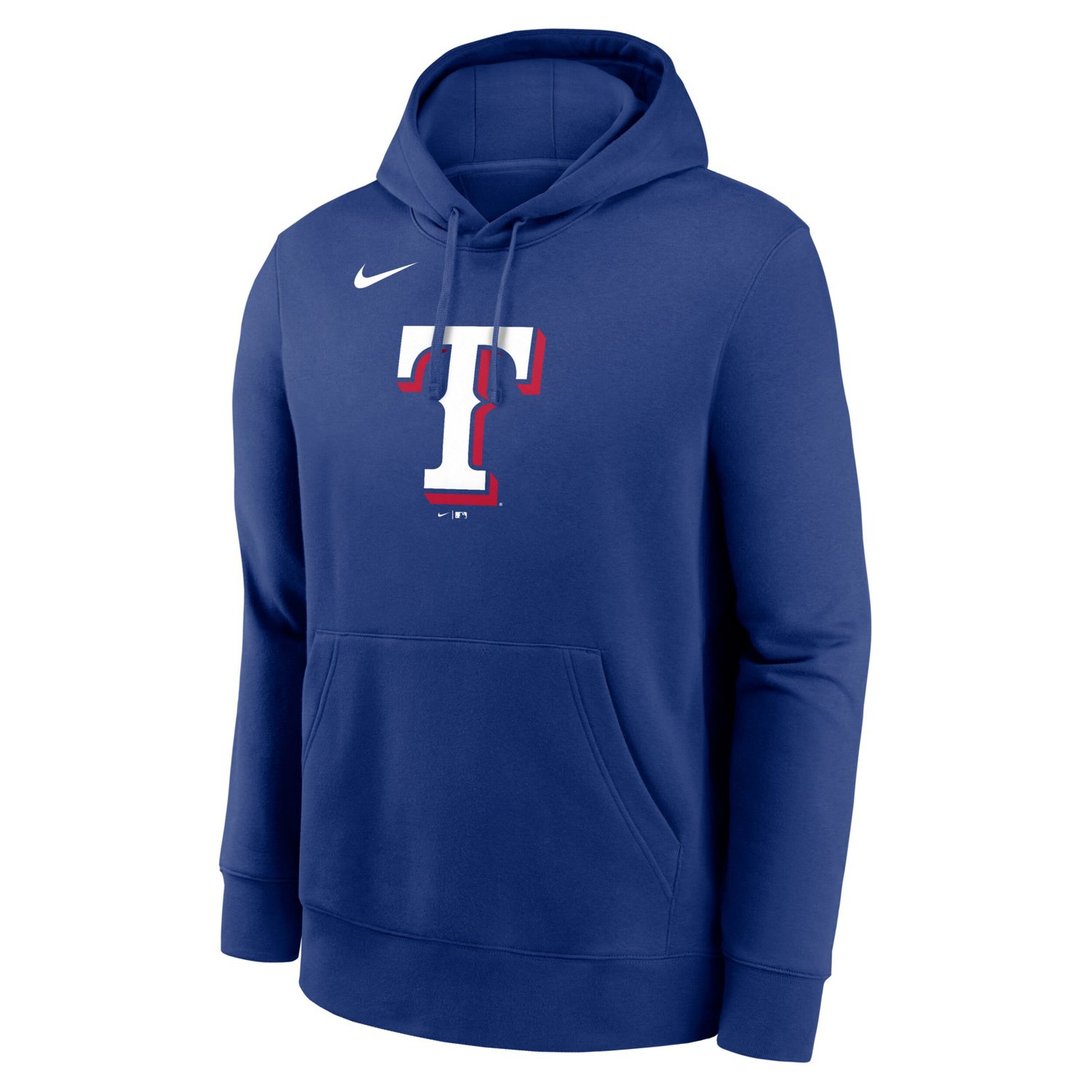 Nike Texas Rangers Logo Club Fleece Pullover Hoodie - view number 2