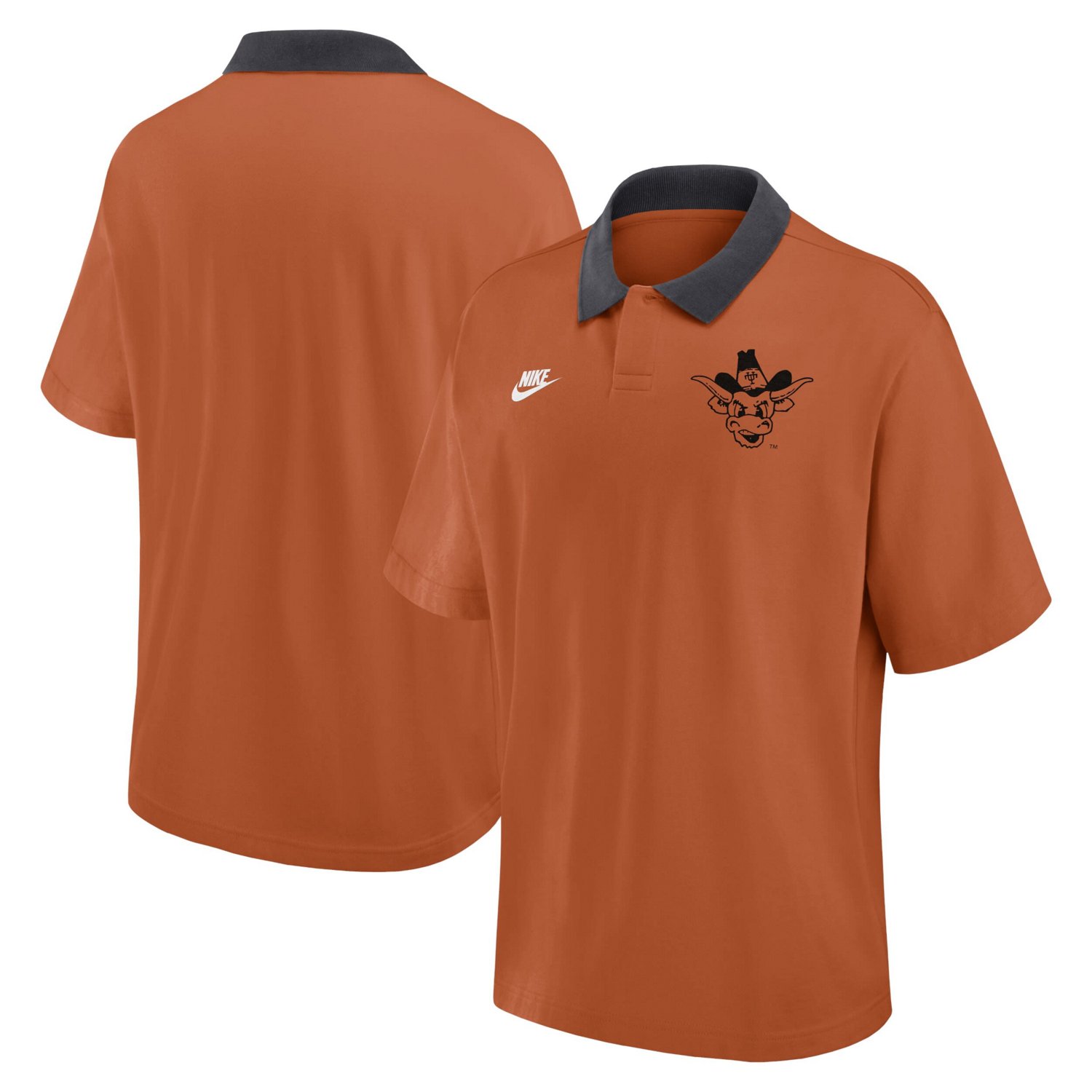 Nike Texas Texas Longhorns Legacy Jersey Club Polo
