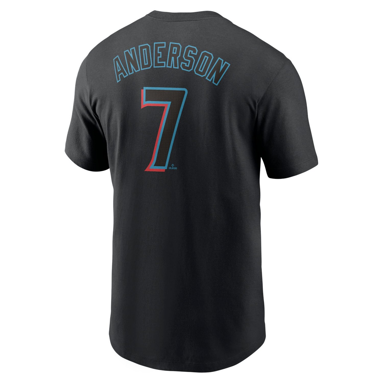Nike Tim Anderson Miami Marlins Fuse Name  Number T-Shirt - view number 3